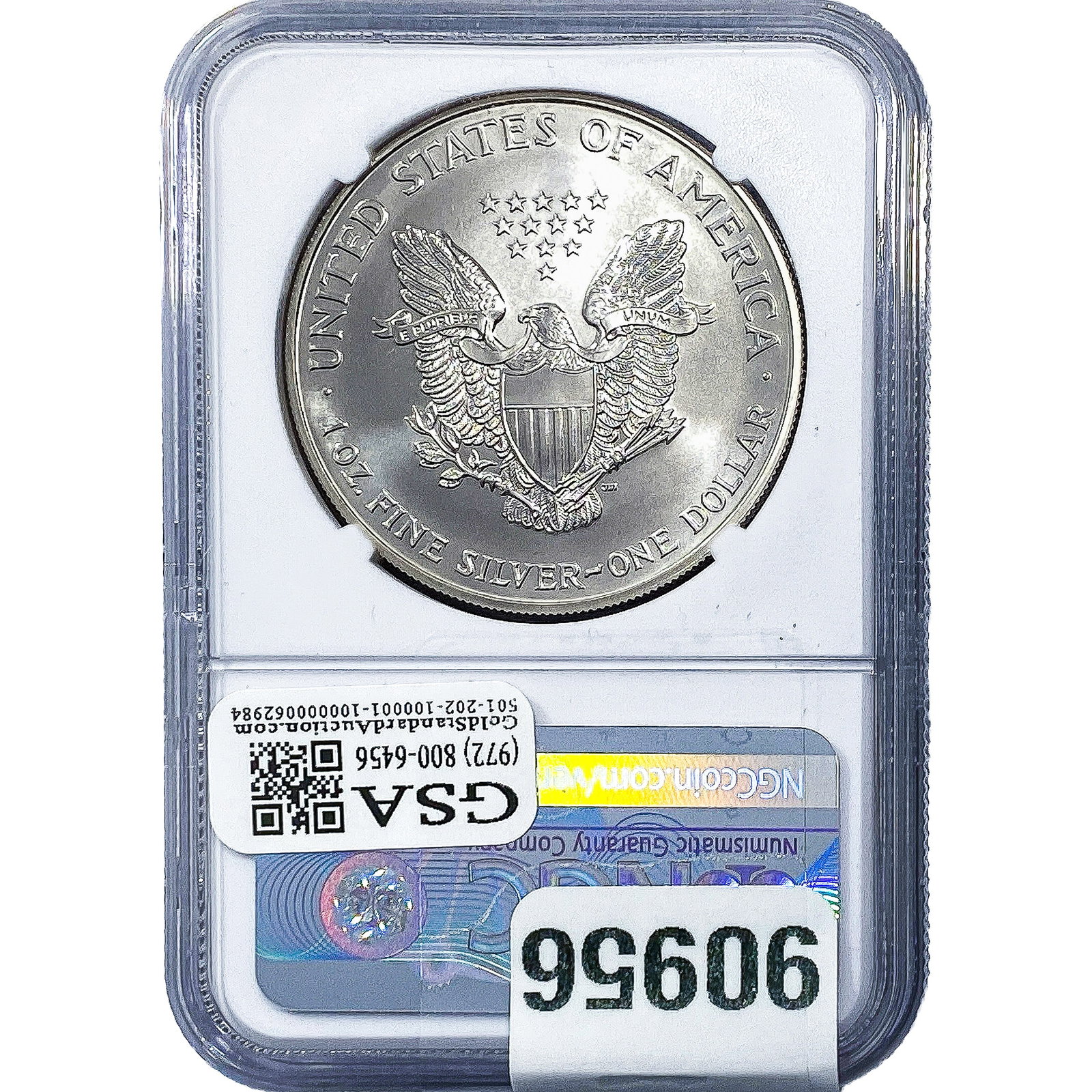 2000 Silver Eagle NGC MS69 - 2