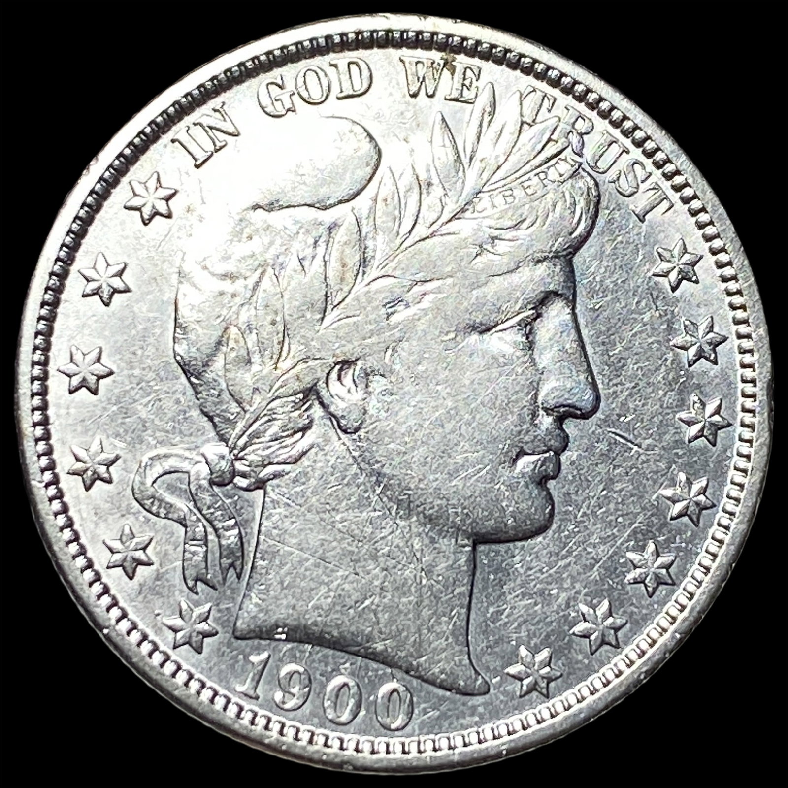 1900-O Silver Barber Half Dollar HIGH GRADE: 1900-O Silver Barber Half Dollar HIGH GRADE