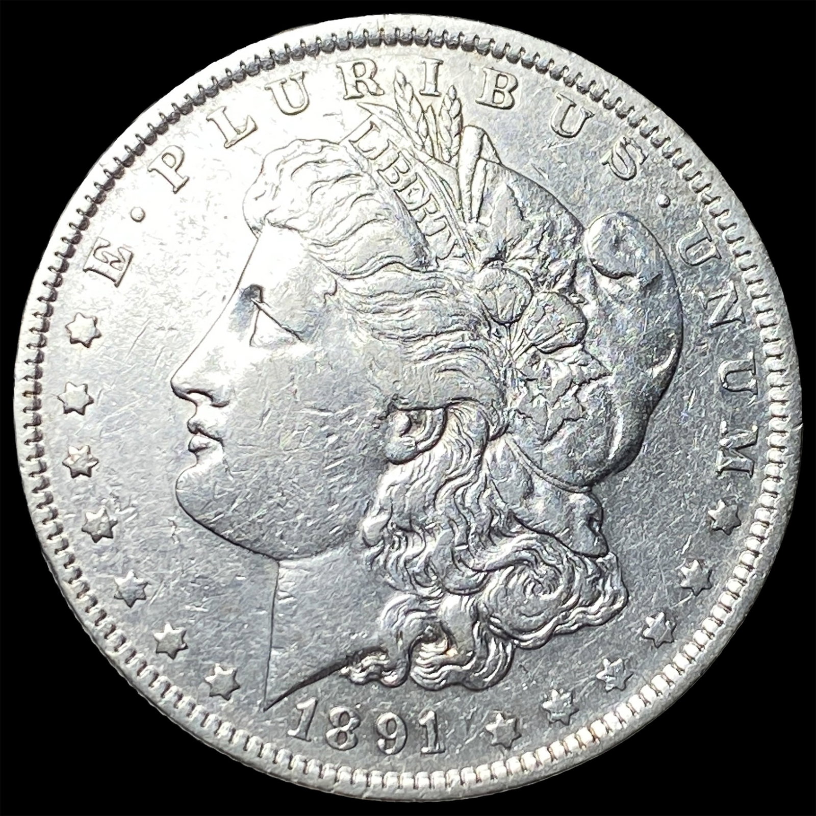 1891-O Silver Morgan Dollar CLOSELY UNCIRCULATED: 1891-O Silver Morgan Dollar CLOSELY UNCIRCULATED