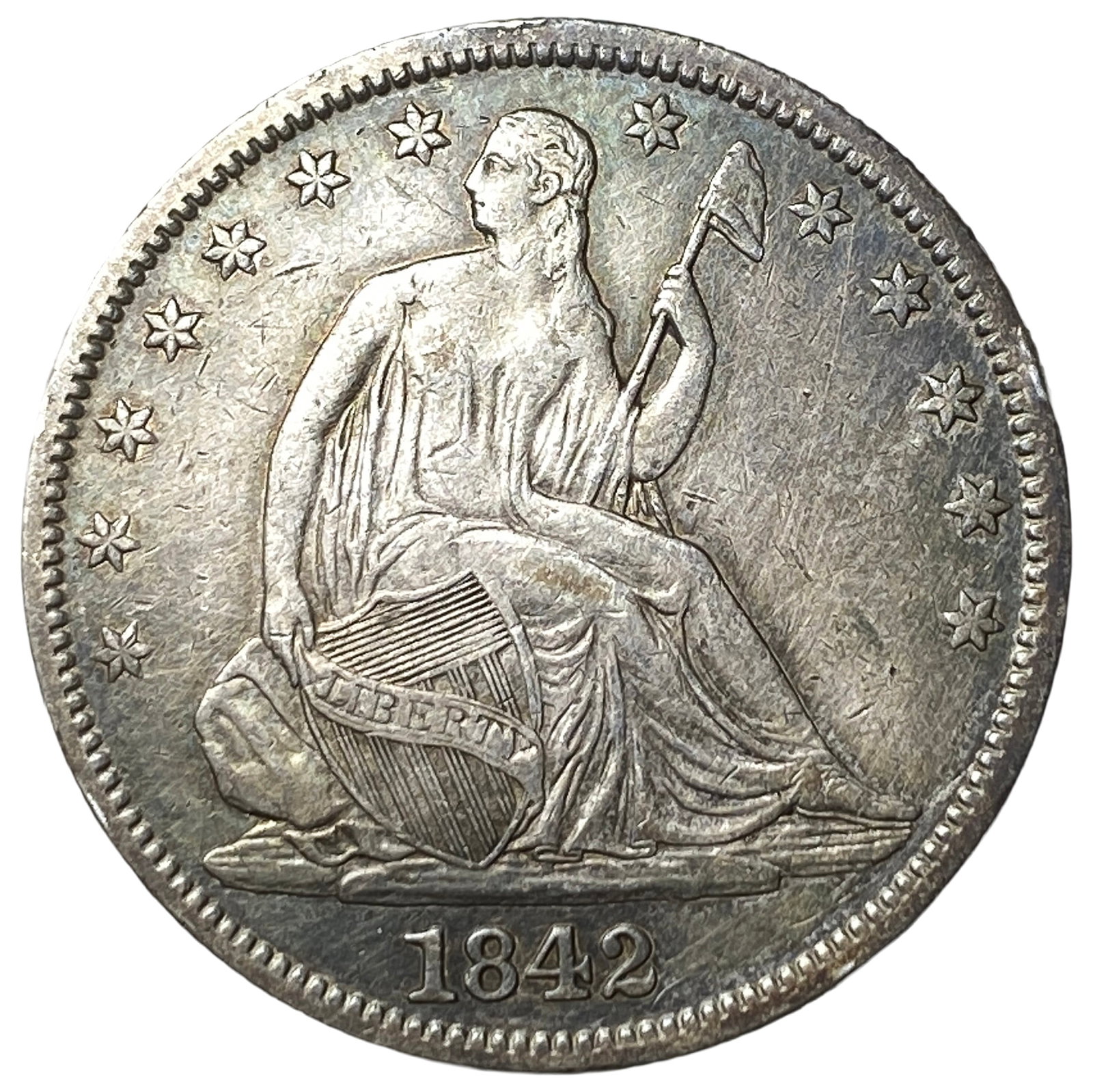 1842 Seated Liberty Half Dollar: 1842 Seated Liberty Half Dollar