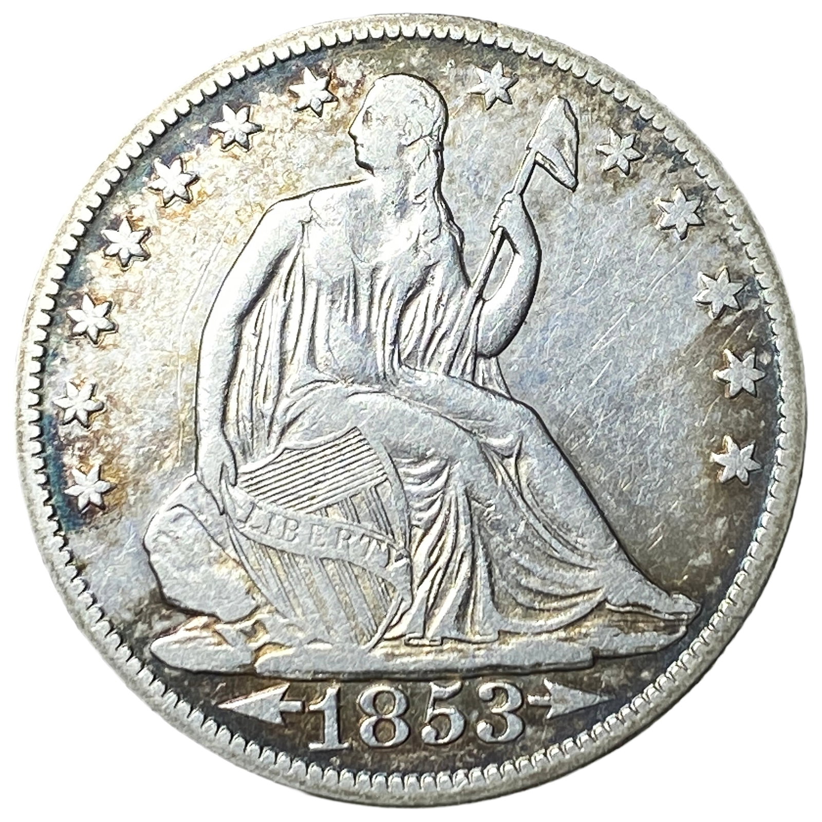 1853-O Seated Liberty Half Dollar: 1853-O Seated Liberty Half Dollar