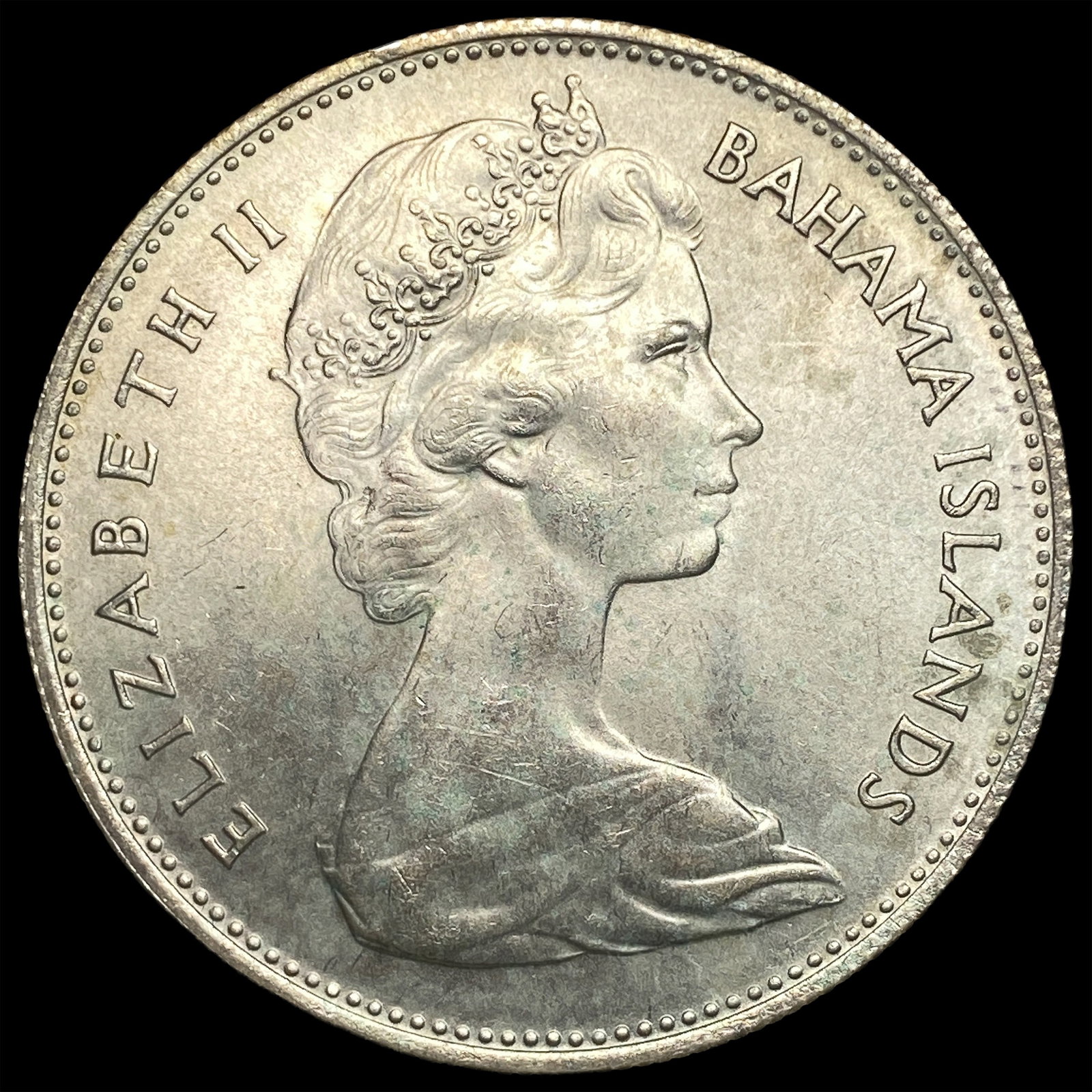 1966 Bahamas Silver Dollar (1 of 2)