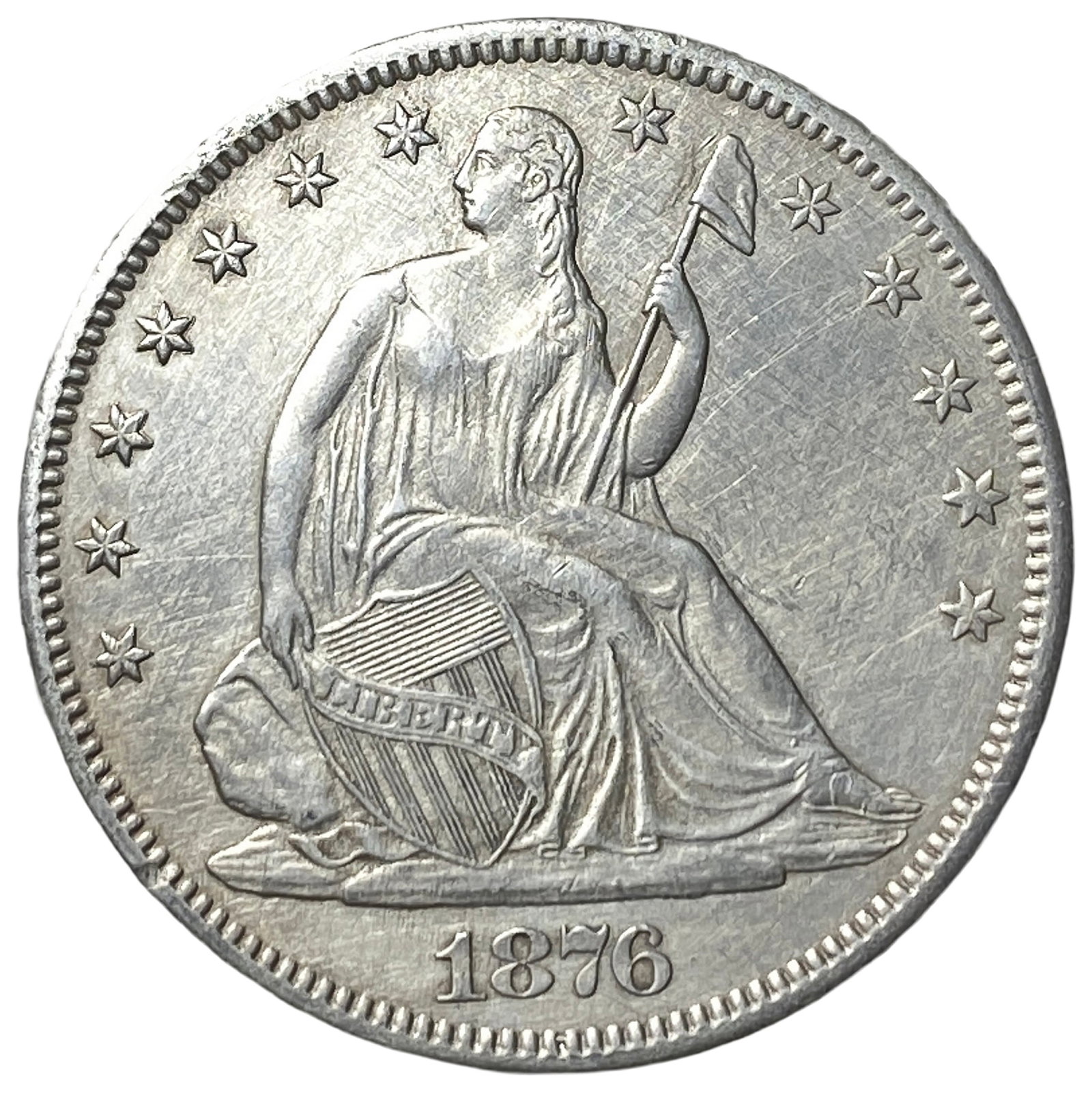 1876-CC Seated Liberty Half Dollar: 1876-CC Seated Liberty Half Dollar