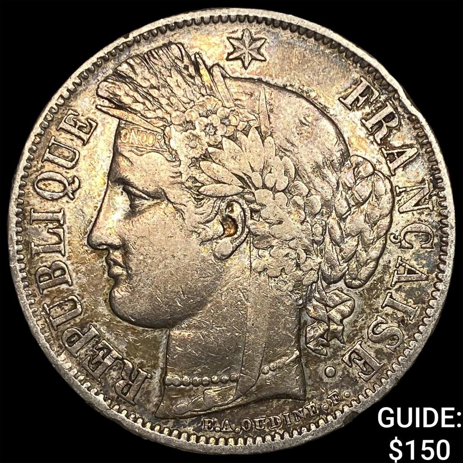 1849A France Silver 5 Francs (1 of 2)