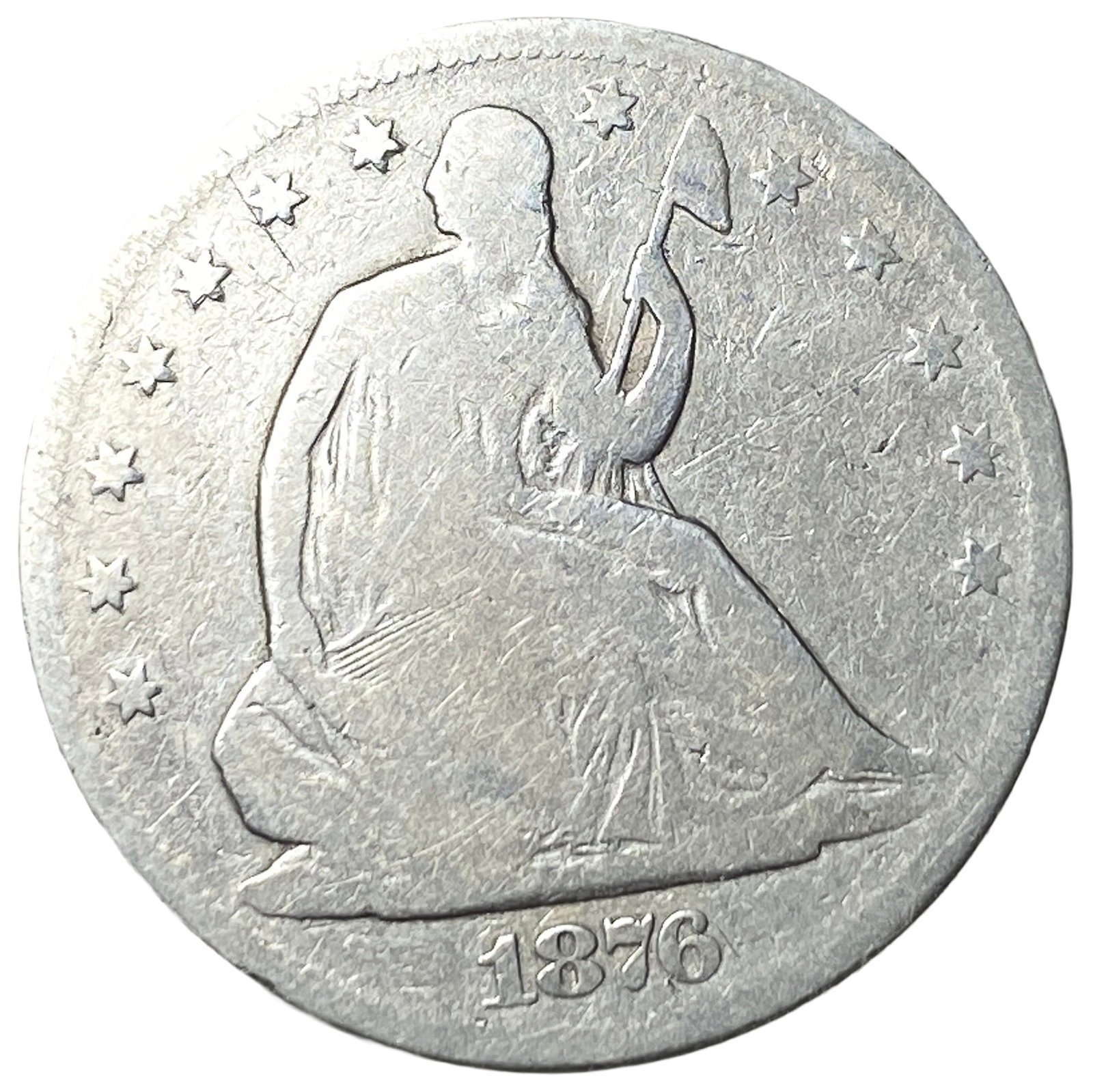 1876-S Seated Liberty Half Dollar: 1876-S Seated Liberty Half Dollar