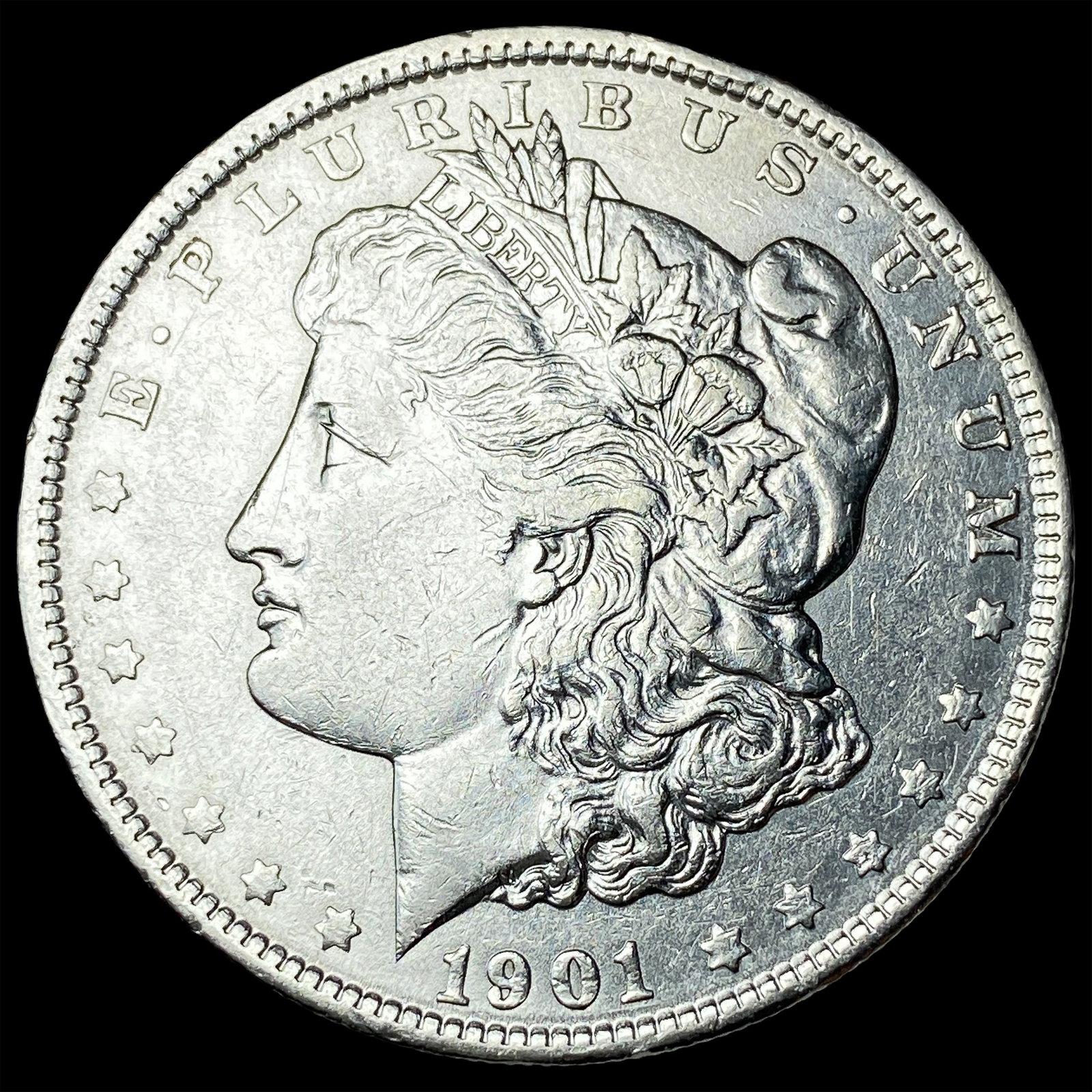 1901 Silver Morgan Dollar CLOSELY UNCIRCULATED: 1901 Silver Morgan Dollar CLOSELY UNCIRCULATED