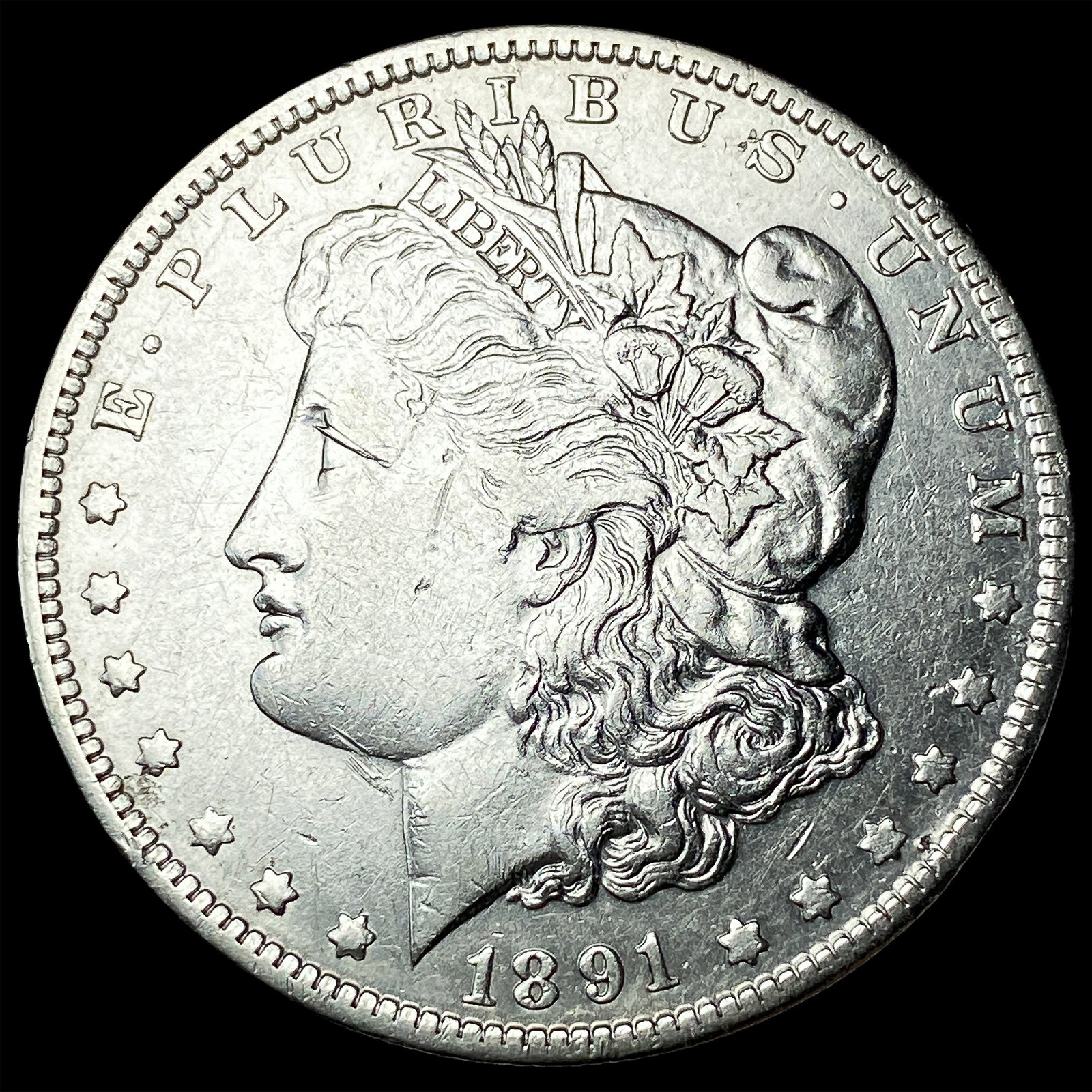 1891-O Silver Morgan Dollar CLOSELY UNCIRCULATED: 1891-O Silver Morgan Dollar CLOSELY UNCIRCULATED