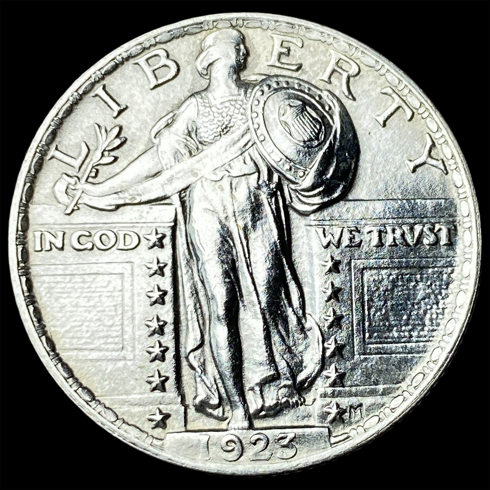 1923 Silver Standing Liberty Quarter UNCIRCULATED: 1923 Silver Standing Liberty Quarter UNCIRCULATED