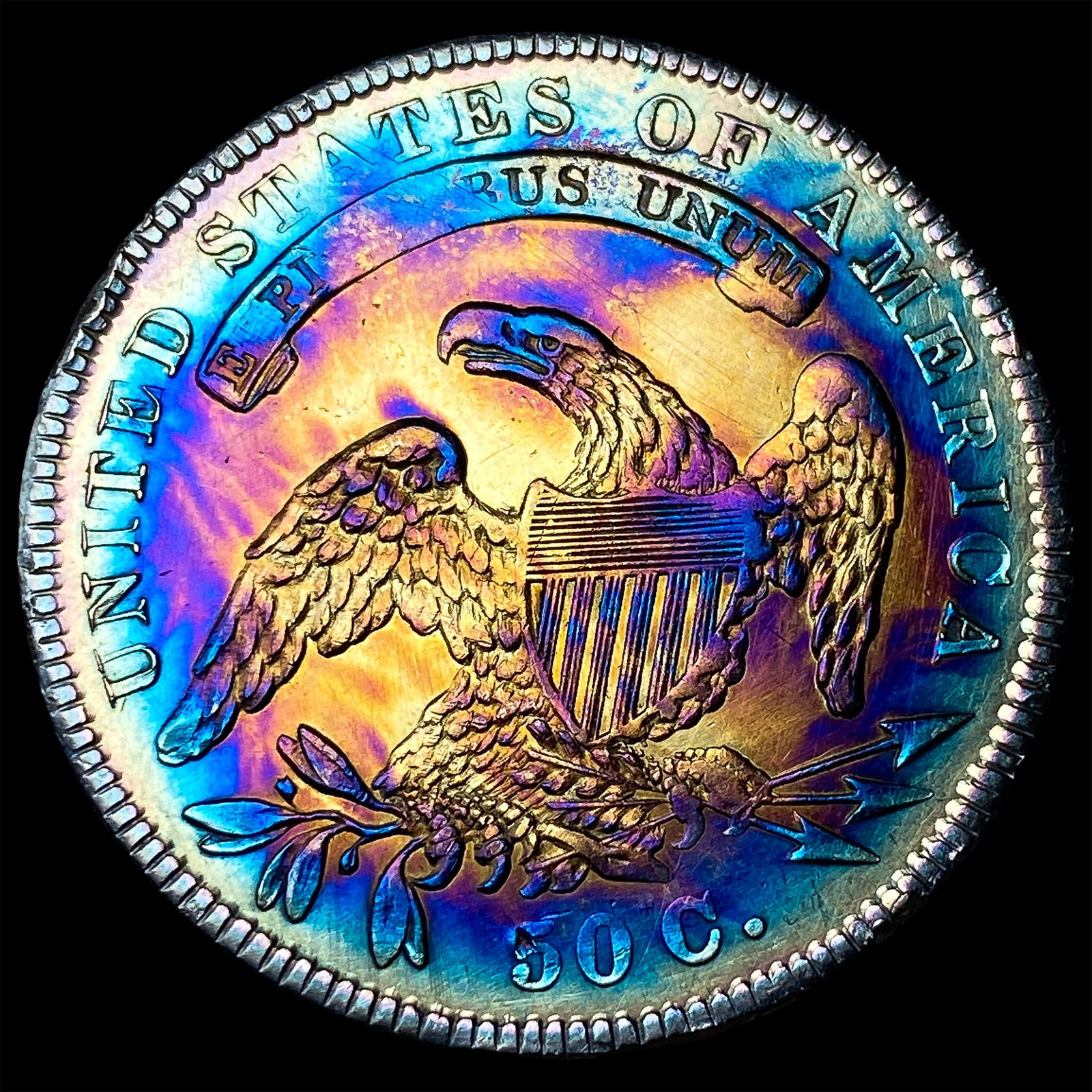 1834 Capped Bust Half Dollar CLOSELY UNCIRCULATED - 2