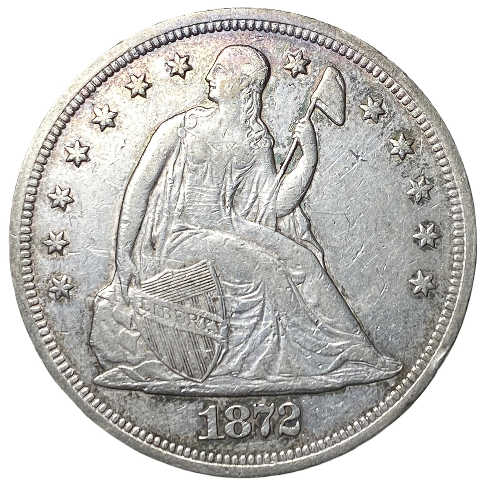1872 Seated Liberty Dollar: 1872 Seated Liberty Dollar