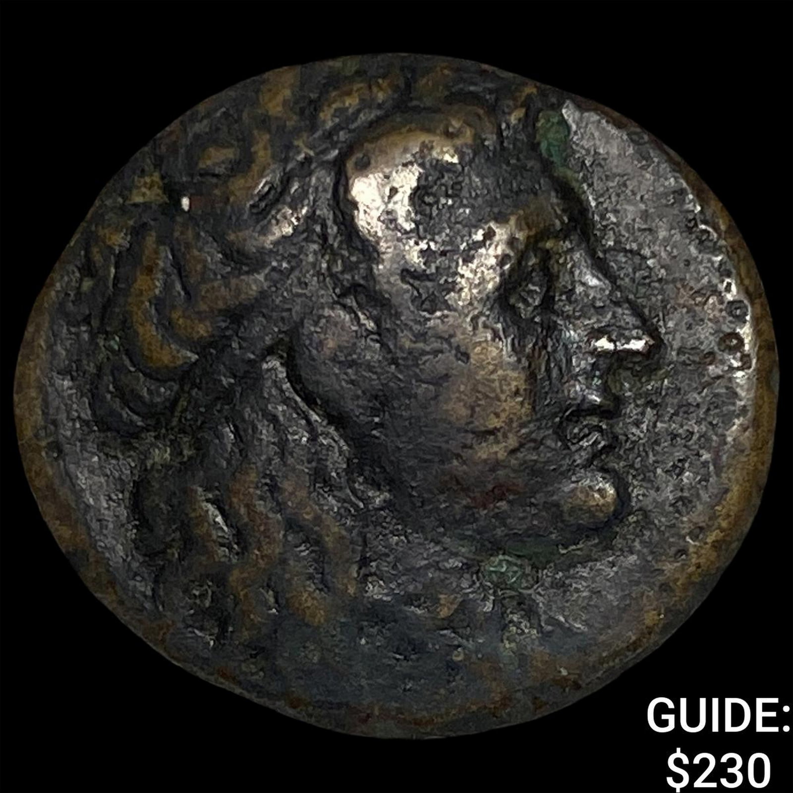 Egypt Ptolemy I Soter 323-305/4 Bronze Hemiobol (1 of 2)
