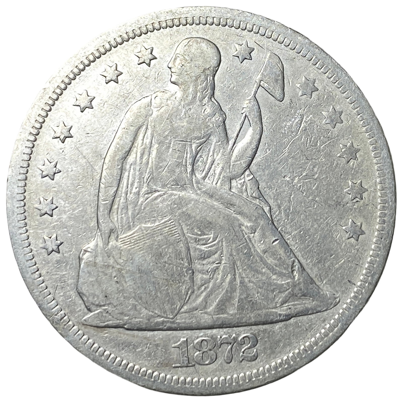 1872 Seated Liberty Dollar (1 of 2)