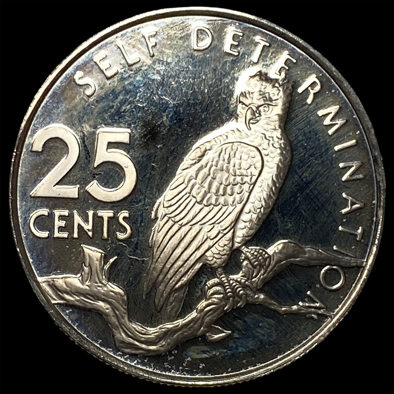1980 Guyana Copper-Nickel 25 Cents (1 of 2)