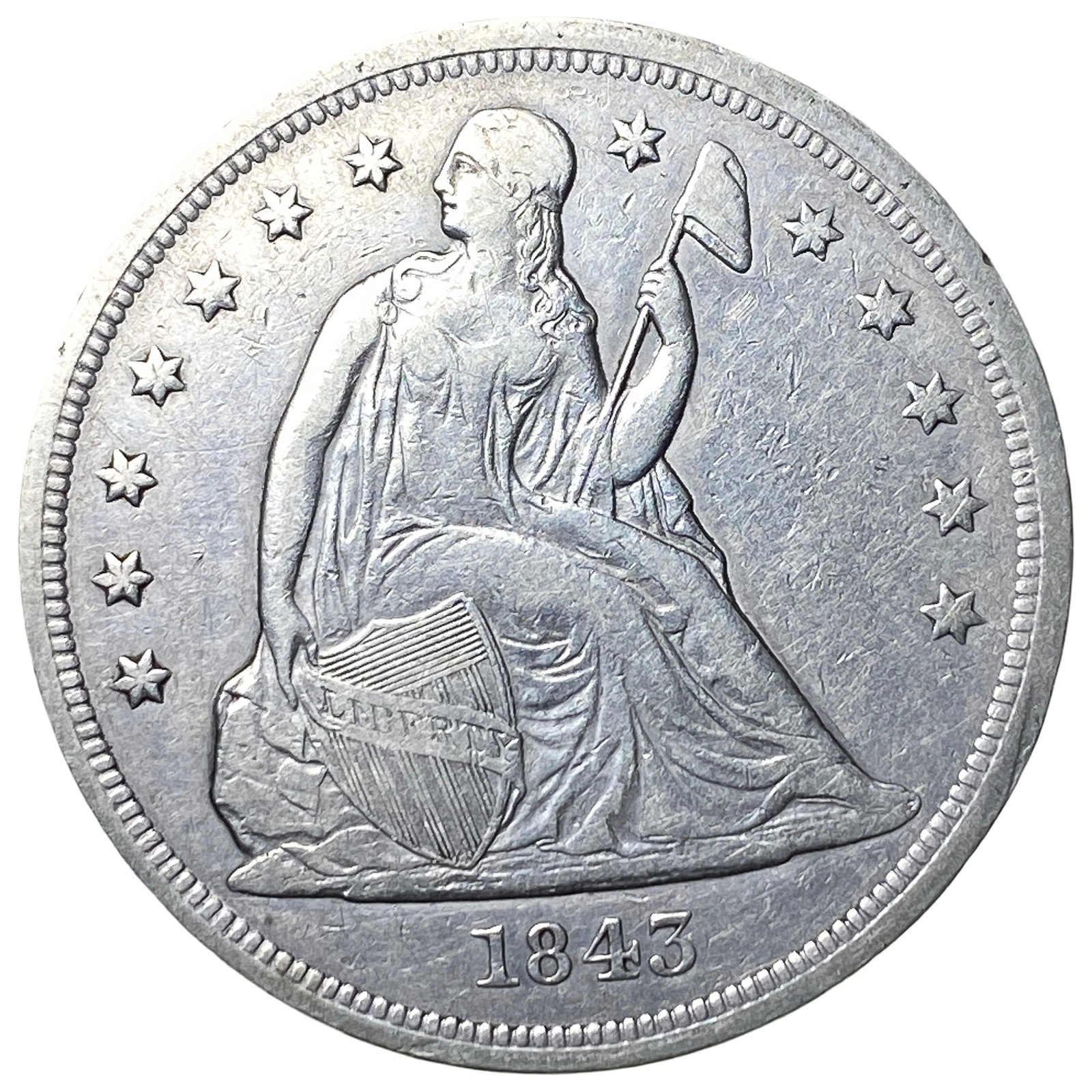 1845 Seated Liberty Dollar (1 of 2)