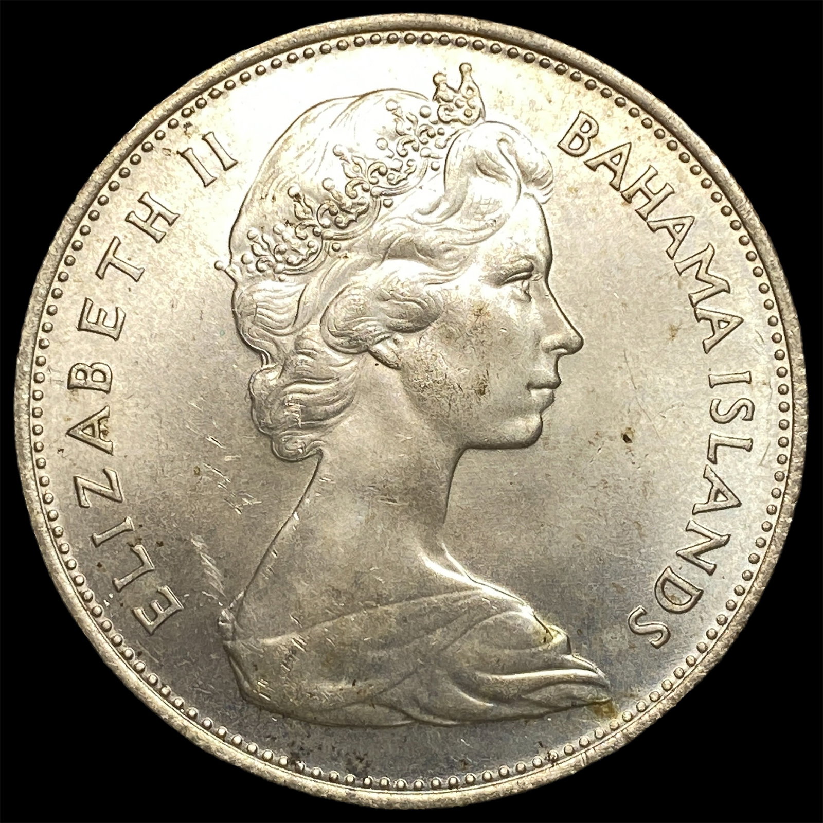 1966 Bahamas Silver Dollar (1 of 2)
