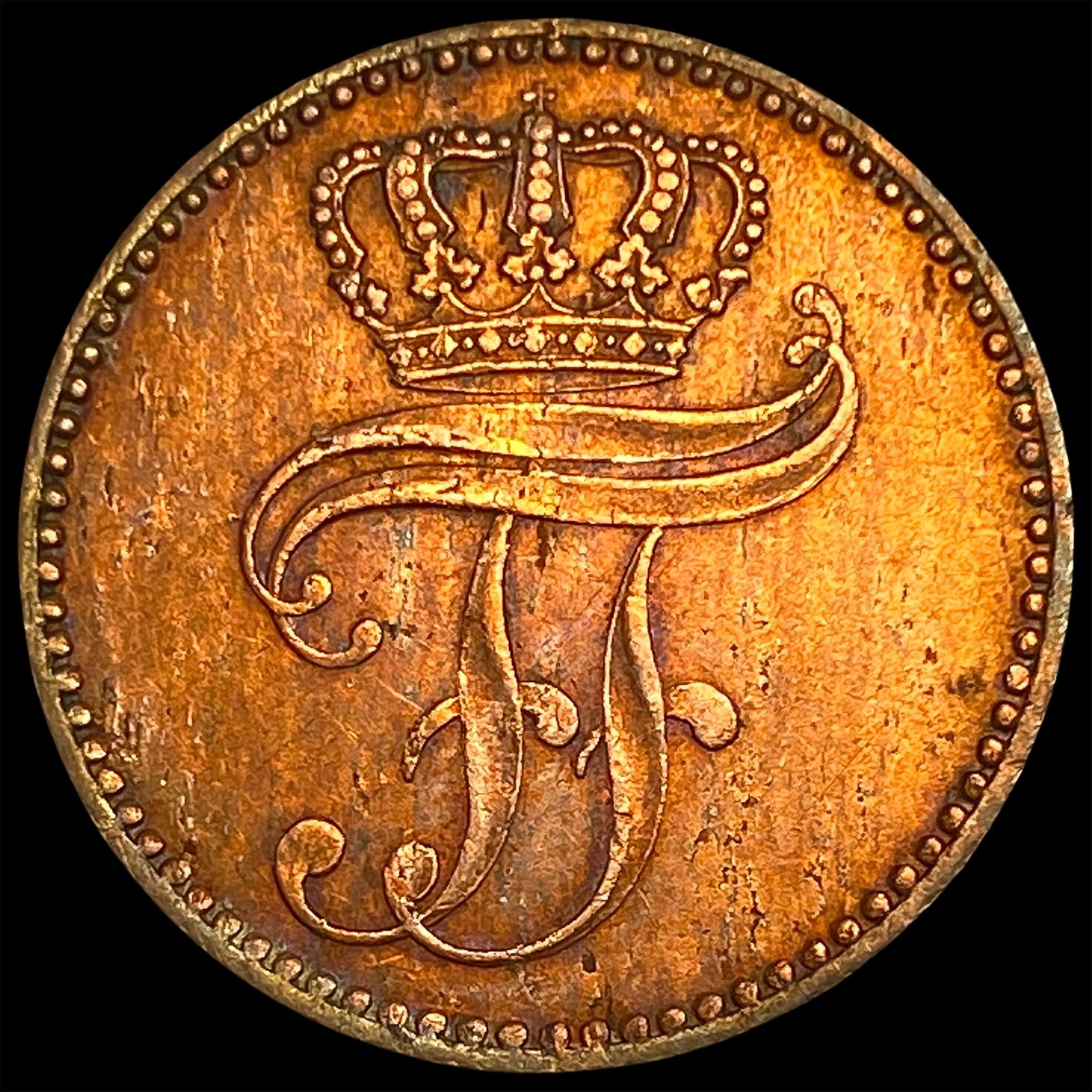 1855A Germany Copper 3 Pfenning (1 of 2)