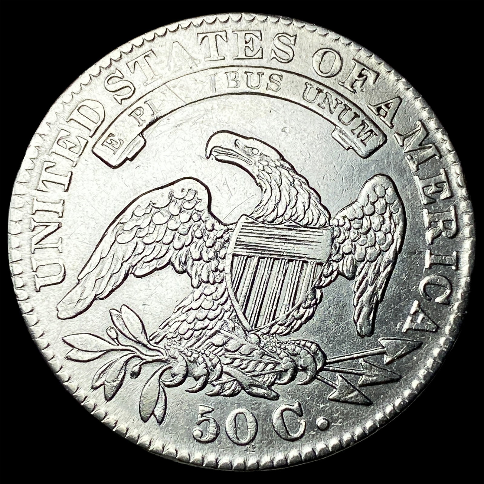 1832 Capped Bust Half Dollar CLOSELY UNCIRCULATED - 2