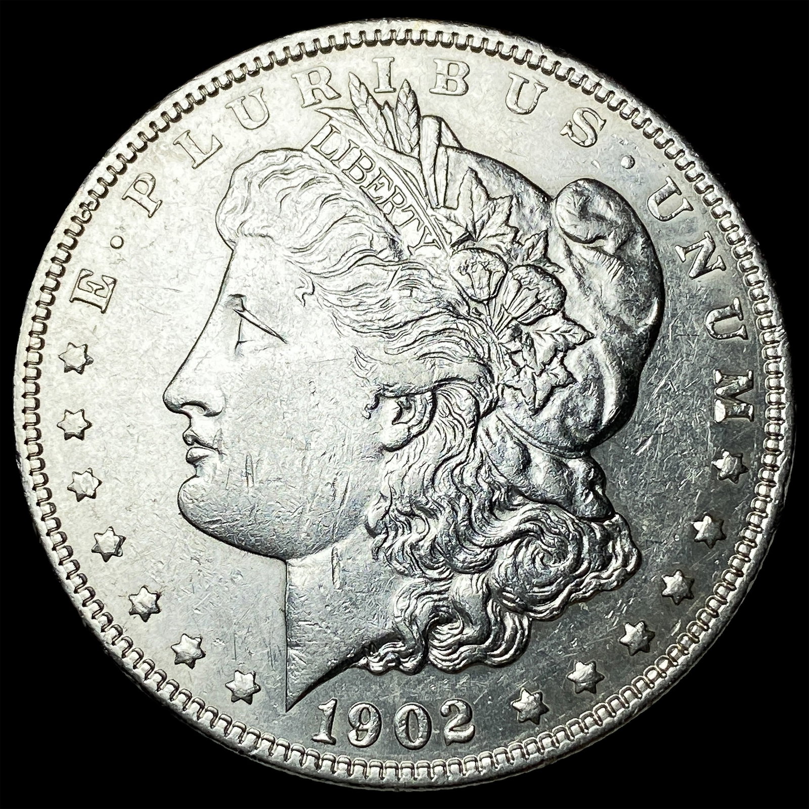 1902 Morgan Silver Dollar CLOSELY UNCIRCULATED: 1902 Morgan Silver Dollar CLOSELY UNCIRCULATED