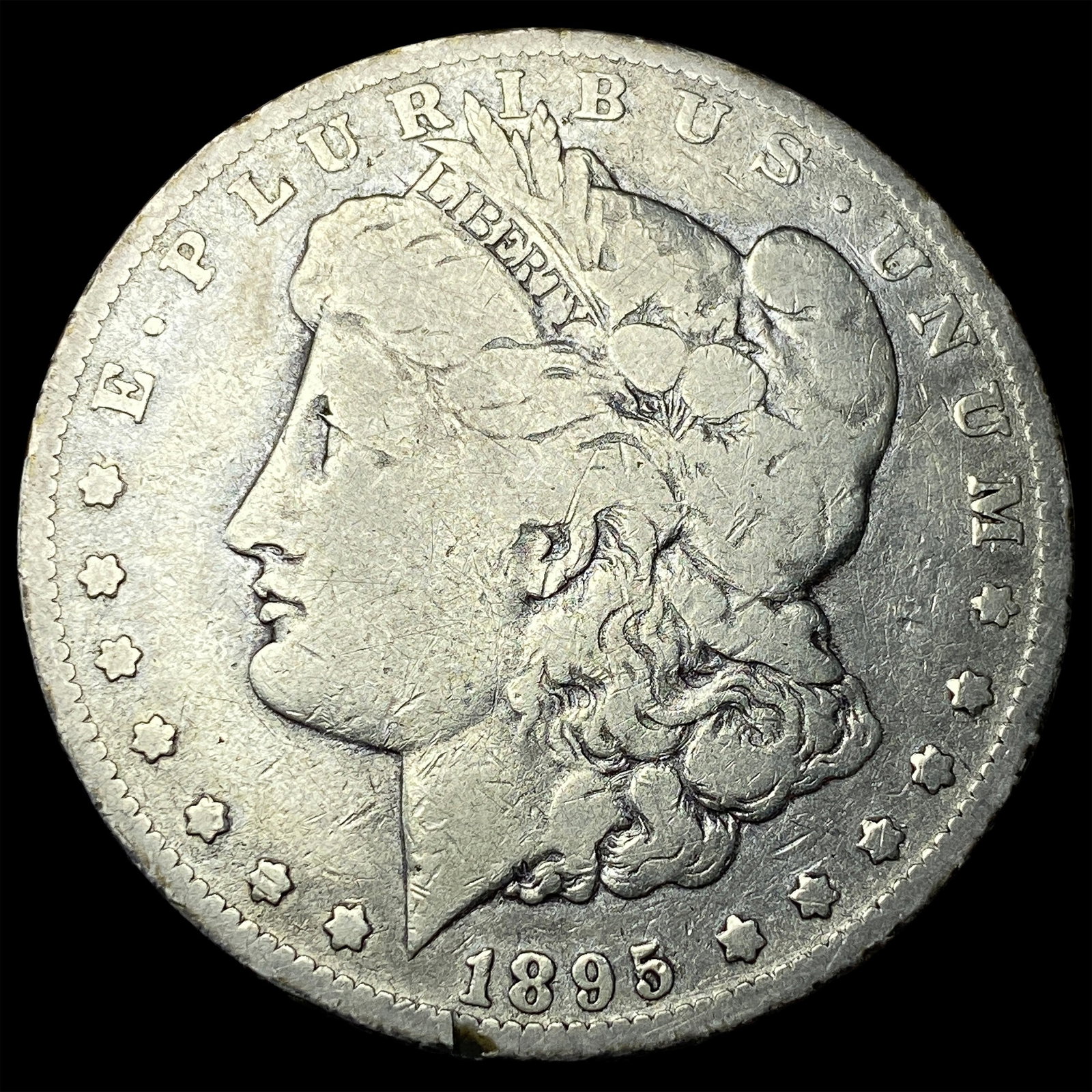 1895-O Silver Morgan Dollar NICELY CIRCULATED: 1895-O Silver Morgan Dollar NICELY CIRCULATED