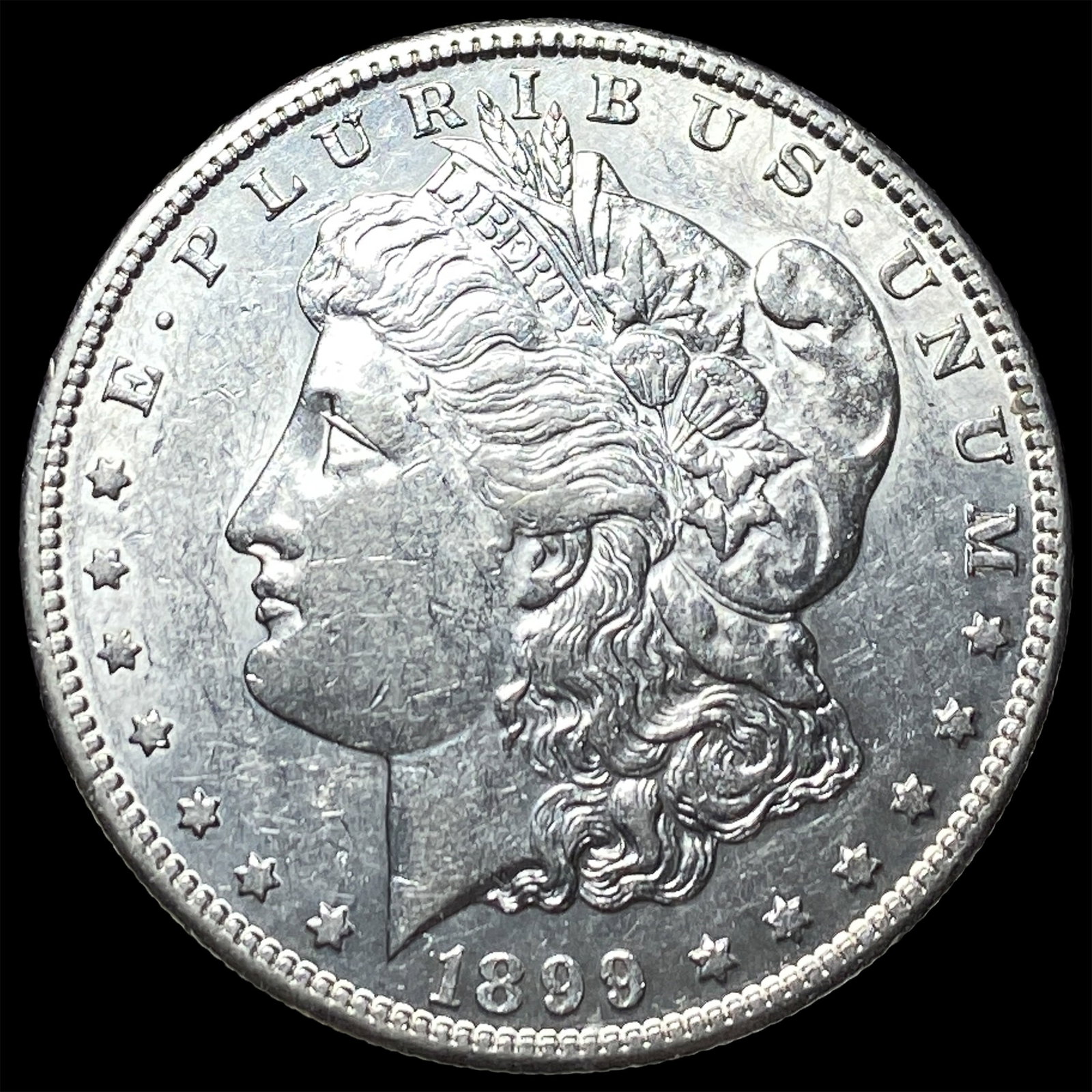 1899-S Silver Morgan Dollar CLOSELY UNCIRCULATED: 1899-S Silver Morgan Dollar CLOSELY UNCIRCULATED
