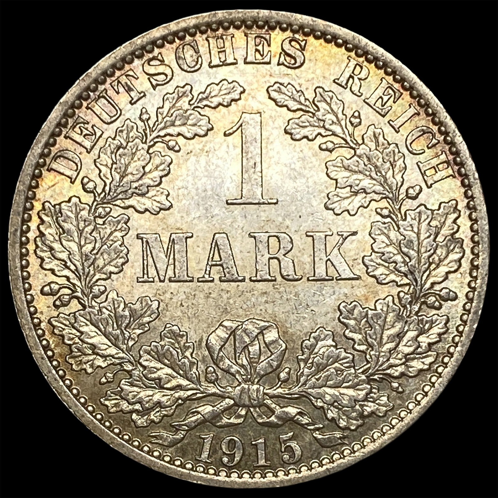 1915A Germany Silver 1 Mark - 2