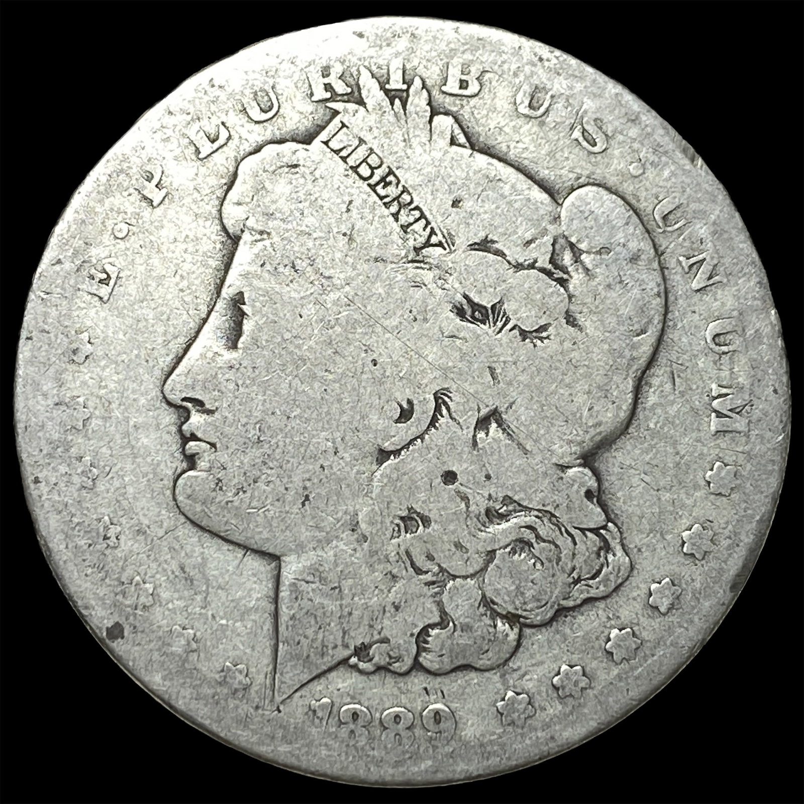 1889-CC Silver Morgan Dollar NICELY CIRCULATED: 1889-CC Silver Morgan Dollar NICELY CIRCULATED