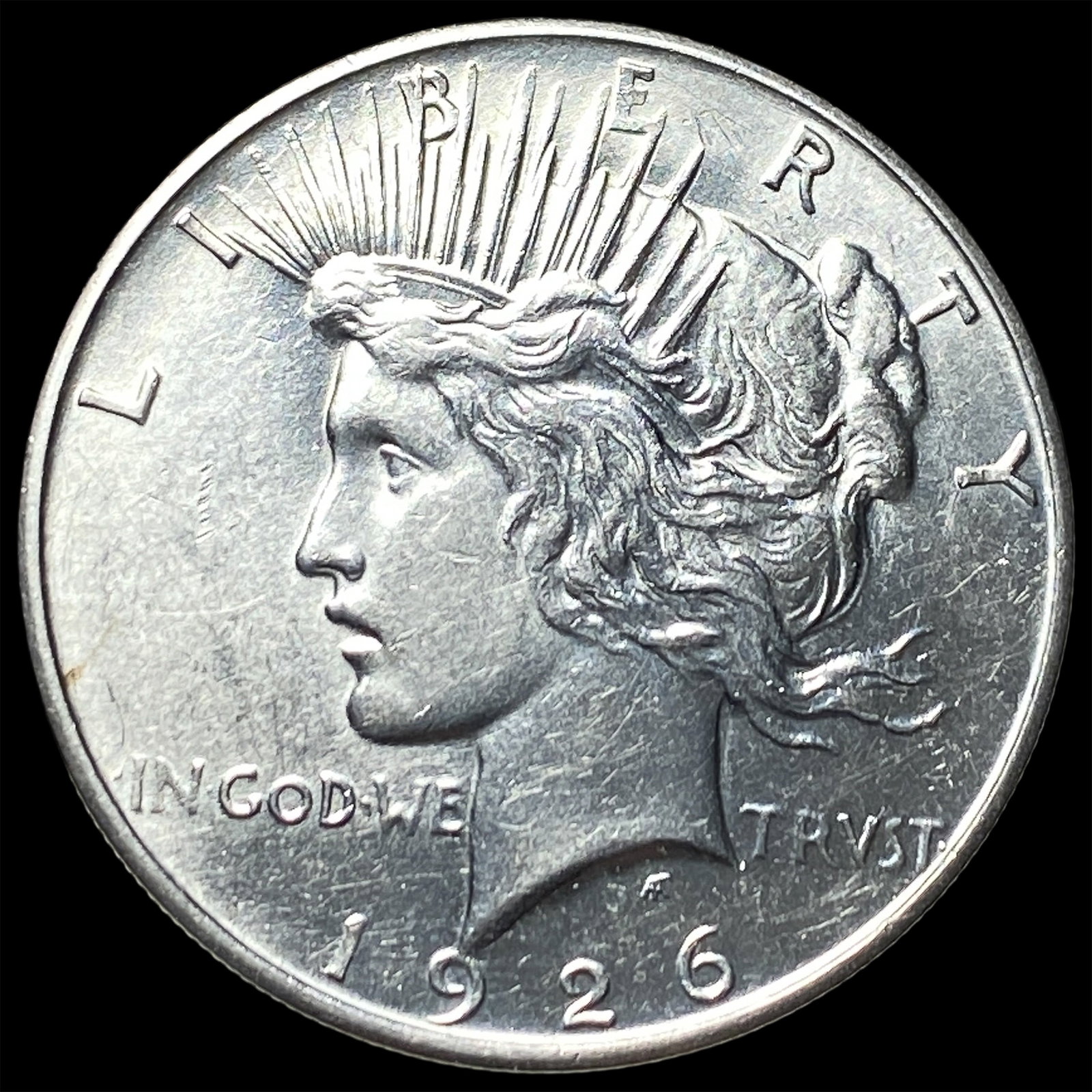 1926-D Silver Peace Dollar CHOICE AU: 1926-D Silver Peace Dollar CHOICE AU