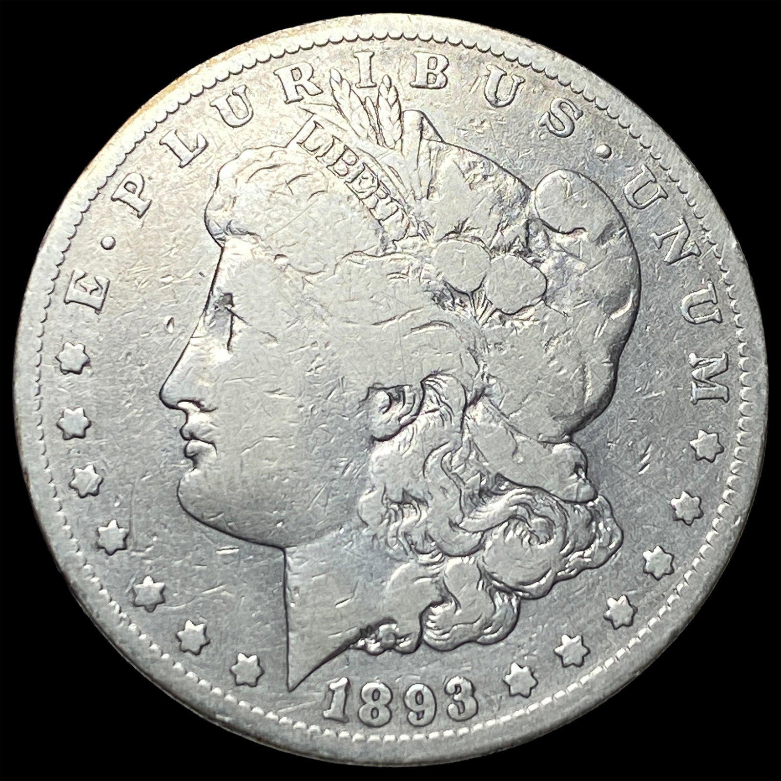 1893-CC Silver Morgan Dollar HIGH GRADE: 1893-CC Silver Morgan Dollar HIGH GRADE