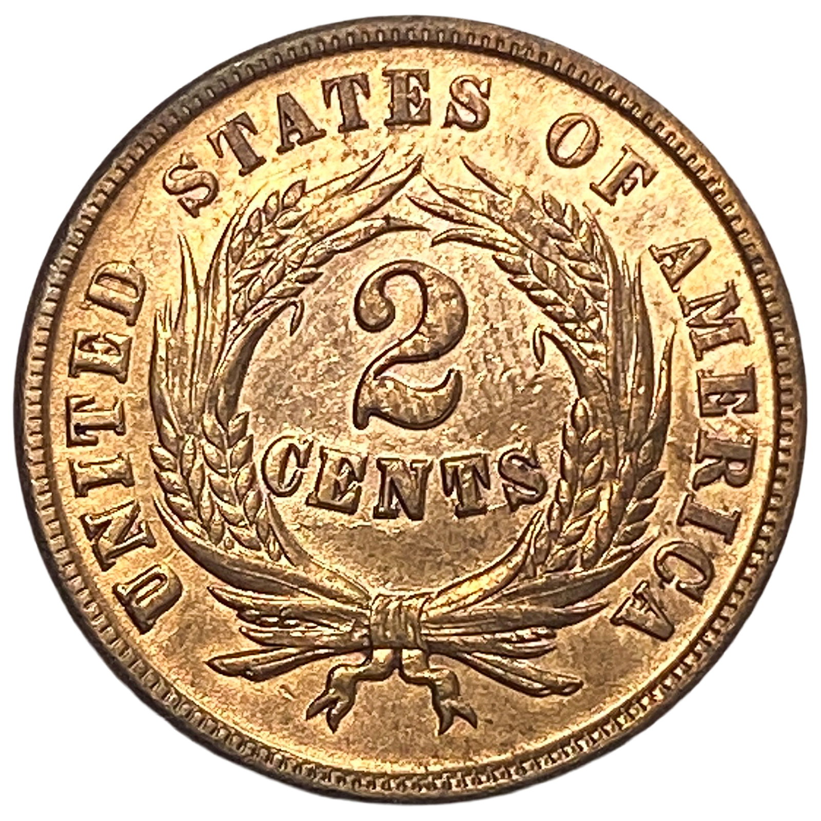 1864 Two Cent Piece - 2