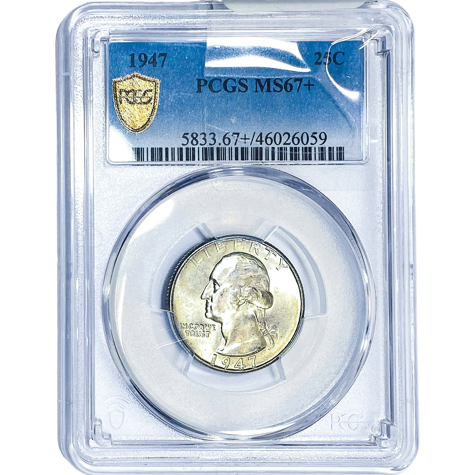 1947 Washington Silver Quarter PCGS MS67+ (1 of 4)