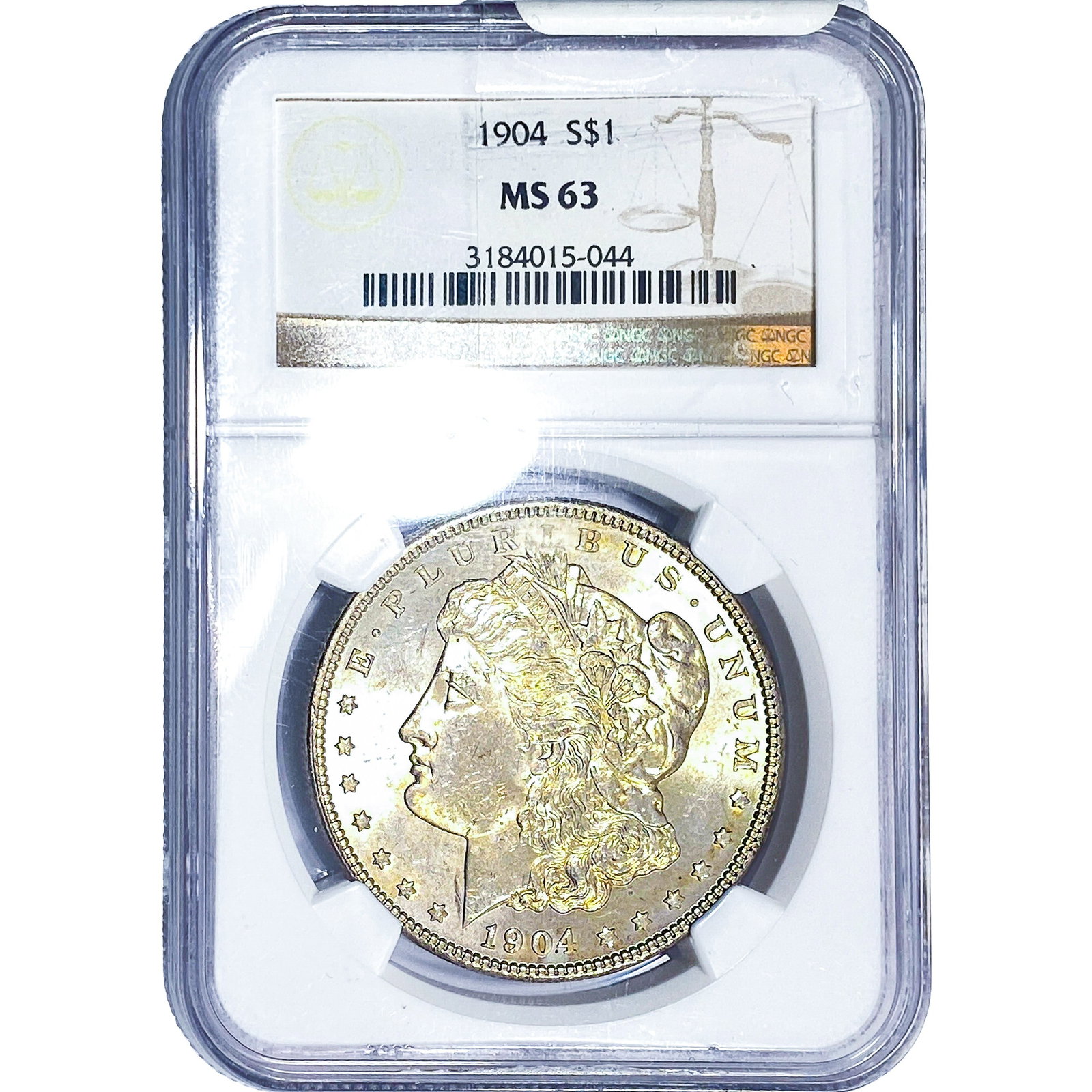 1904 Morgan Silver Dollar NGC MS63 (1 of 4)