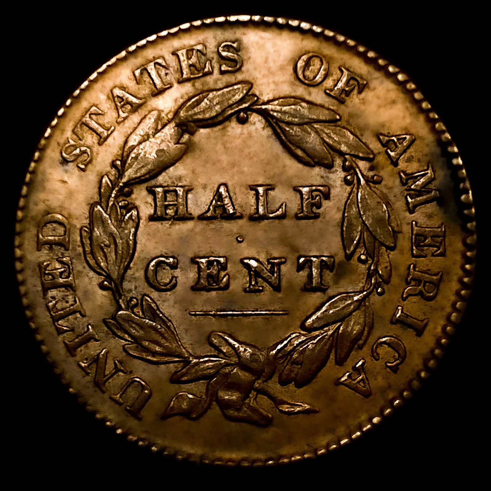 1828 Classic Head Half Cent - 2