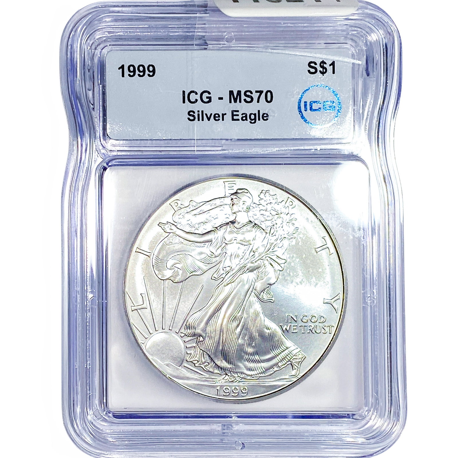 1999 Silver Eagle ICG MS70 (1 of 4)