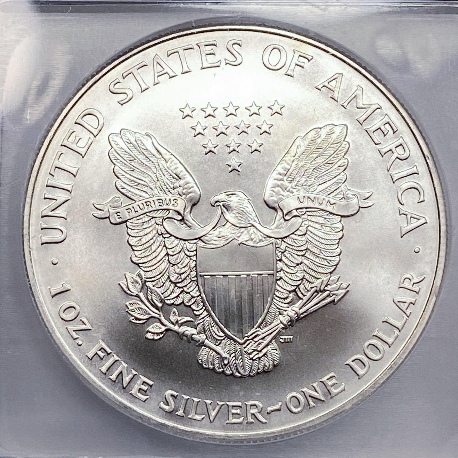 1999 Silver Eagle ICG MS70 - 4