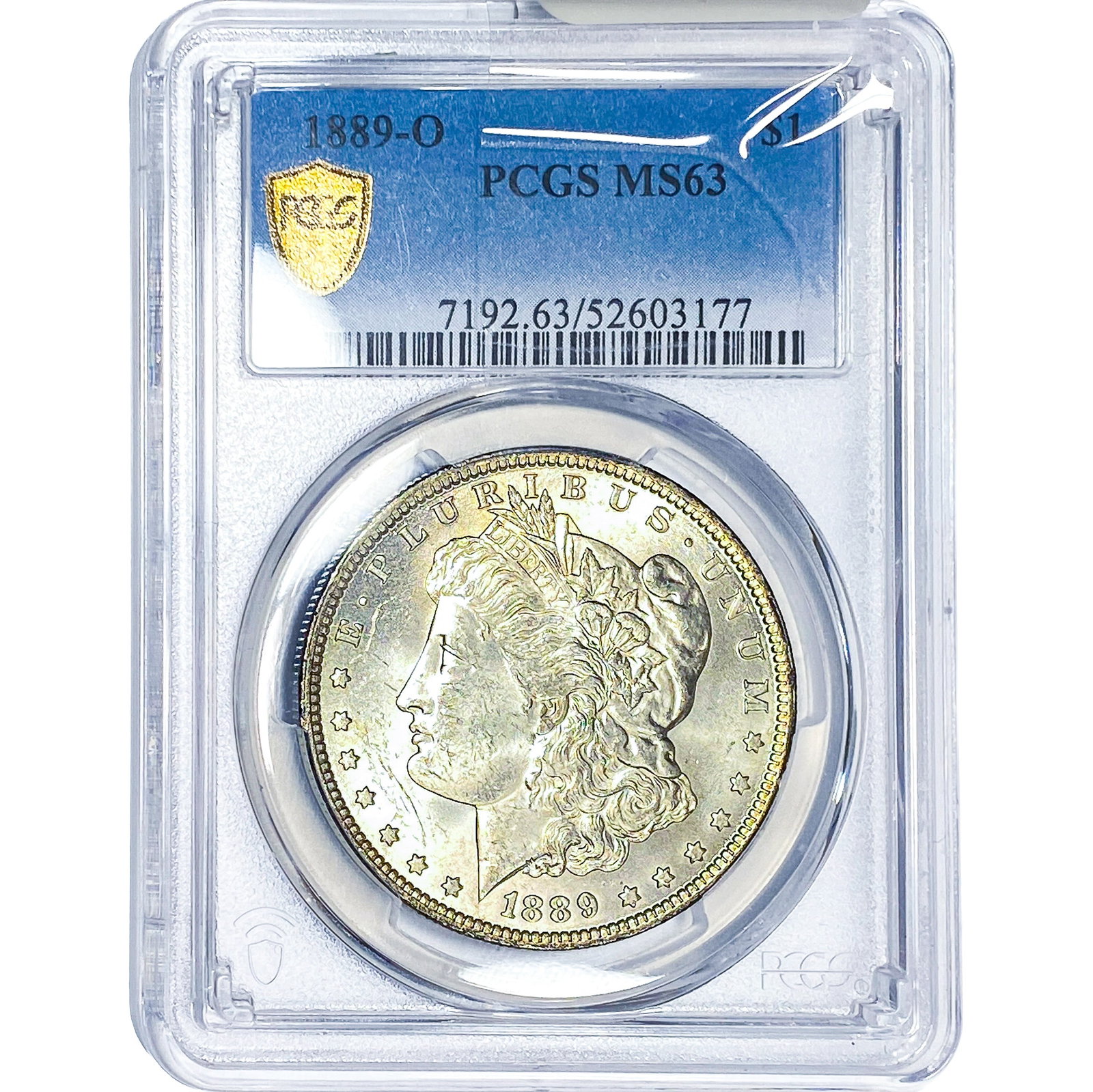 1889-O Morgan Silver Dollar PCGS MS63: 1889-O Morgan Silver Dollar PCGS MS63