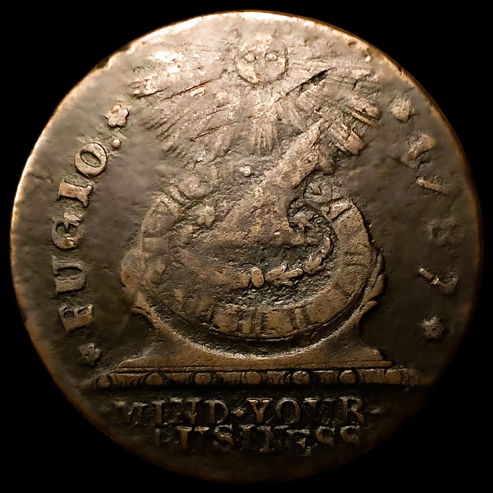 1787 Fugio Cent: 1787 Fugio Cent