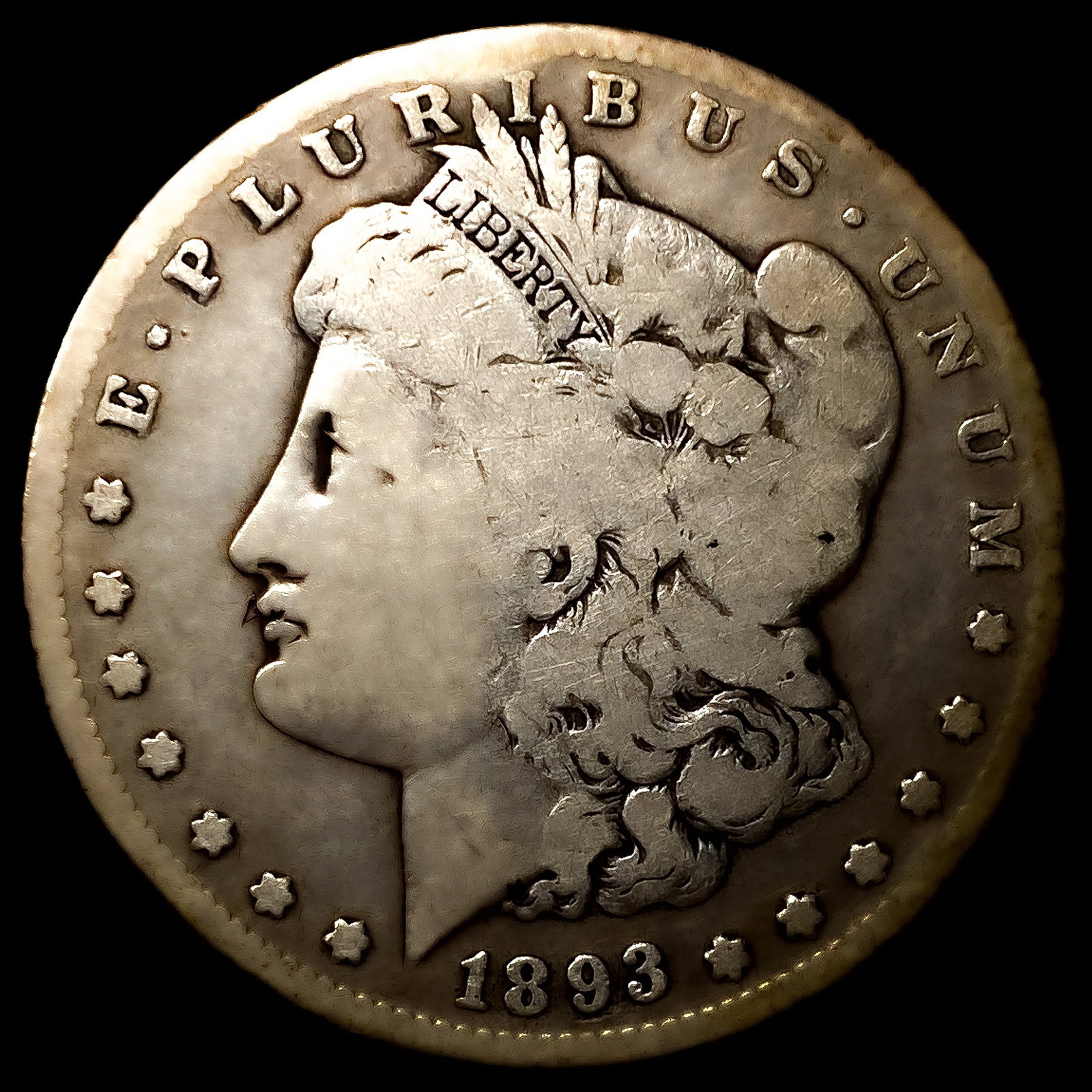 1893-S Morgan Silver Dollar: 1893-S Morgan Silver Dollar