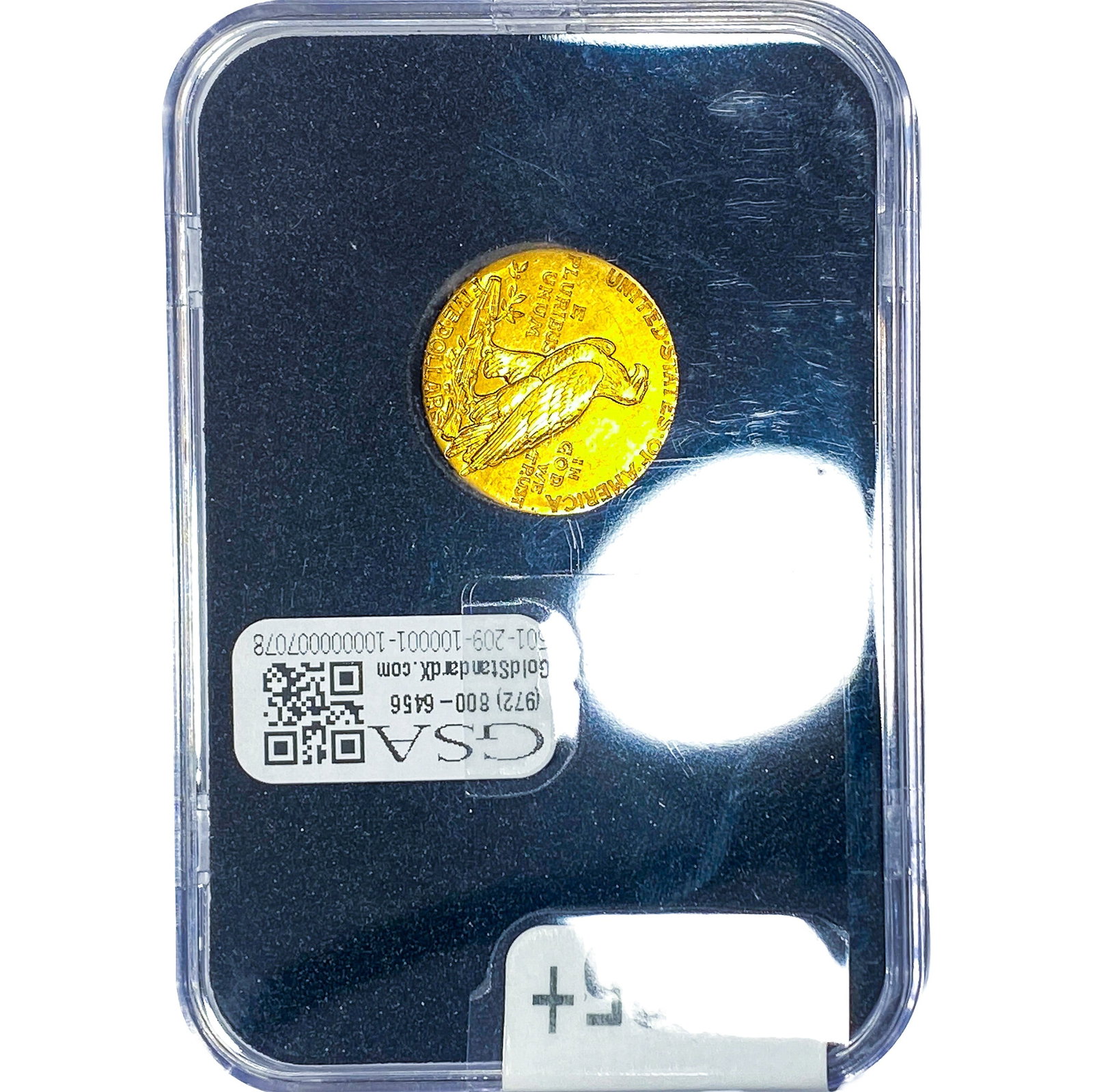 1911 $5 Gold Half Eagle - 2
