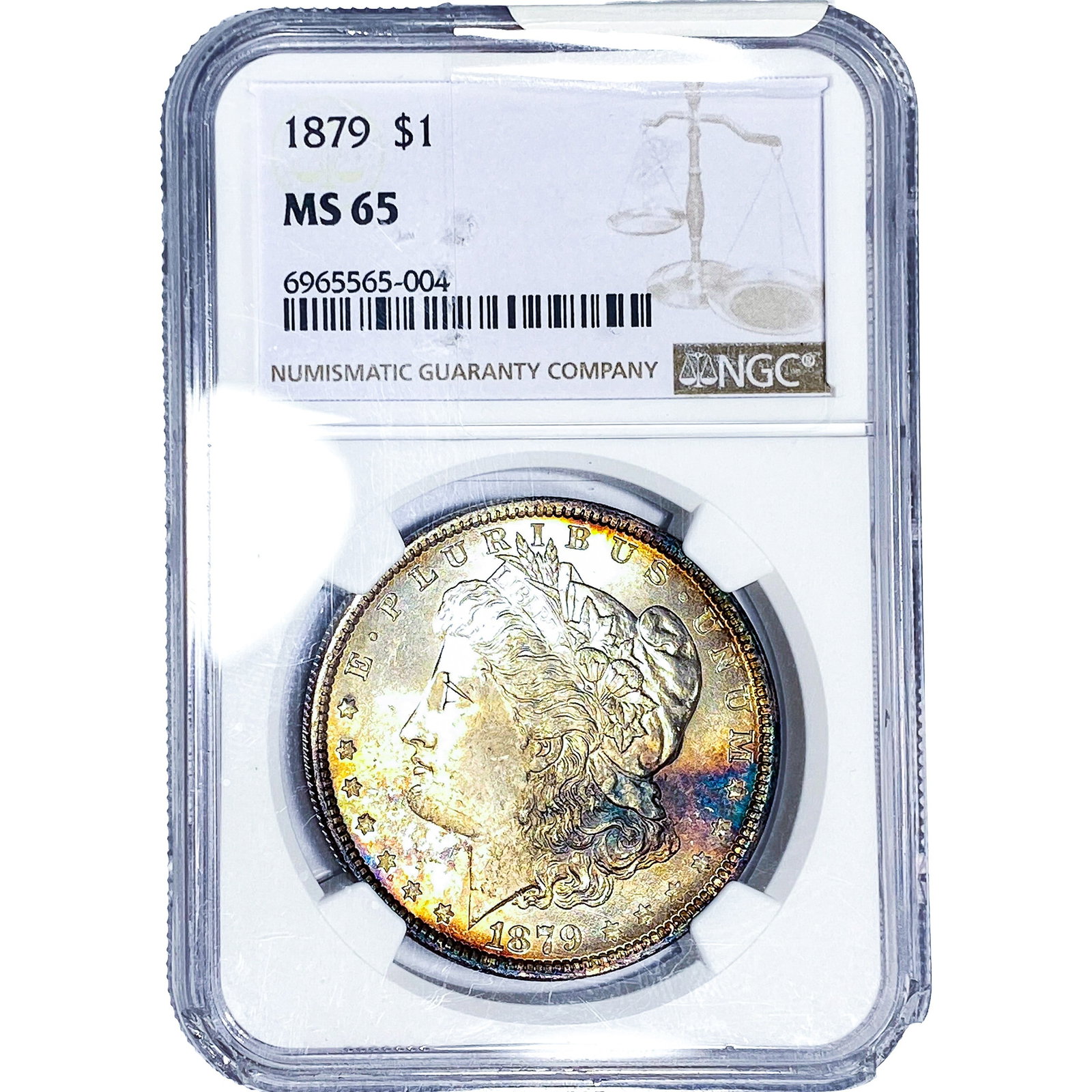 1879 Morgan Silver Dollar NGC MS65: 1879 Morgan Silver Dollar NGC MS65