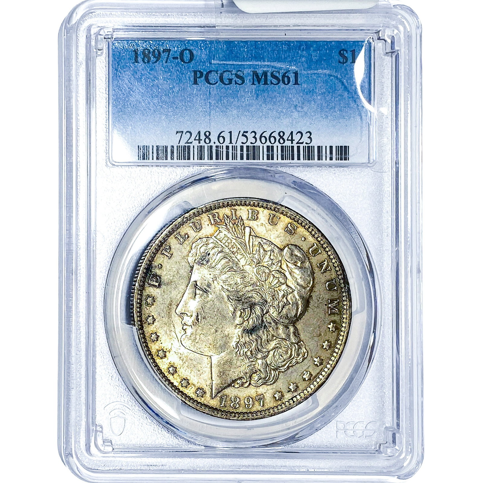1897-O Morgan Silver Dollar PCGS MS61 (1 of 4)