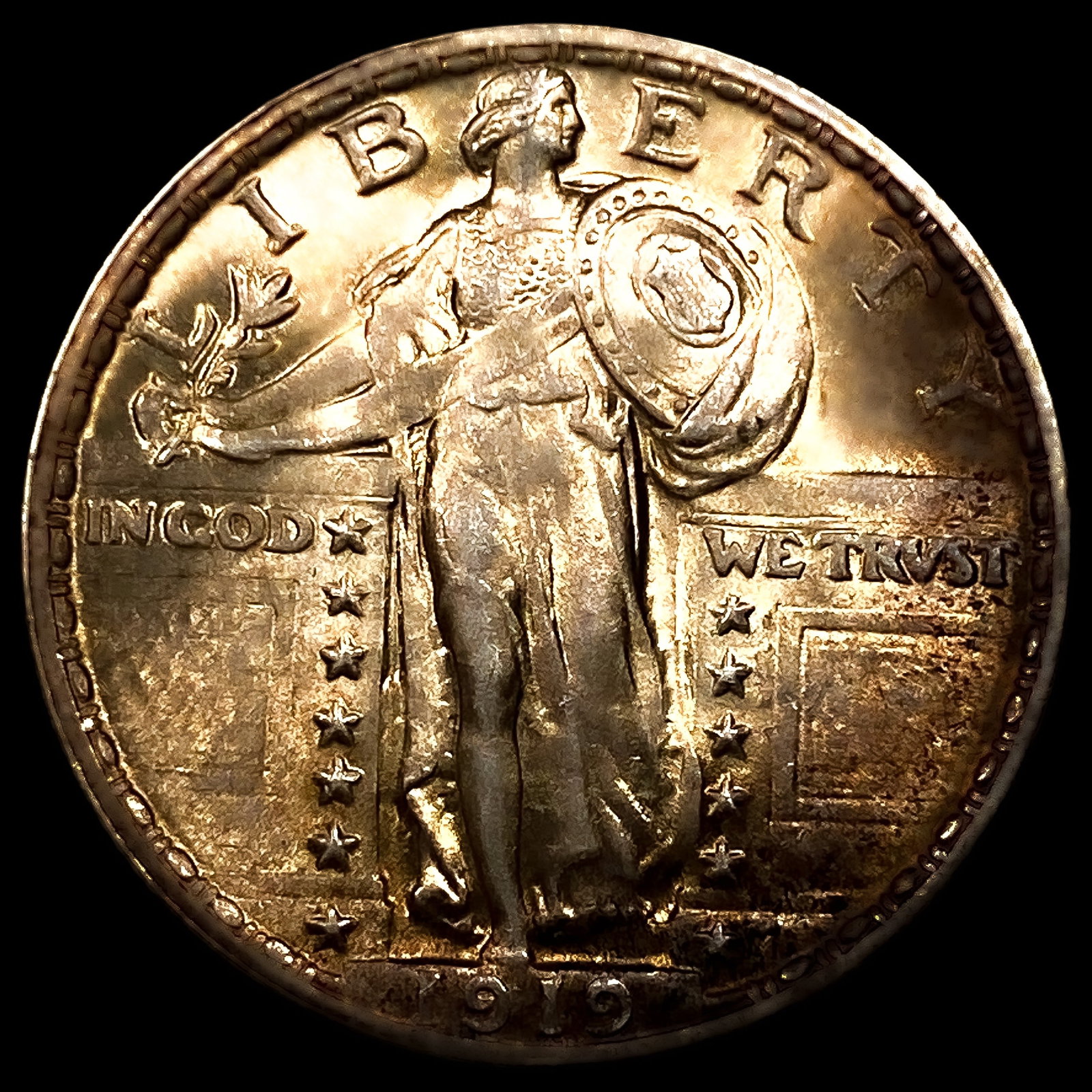 1919 FH Standing Liberty Quarter: 1919 FH Standing Liberty Quarter