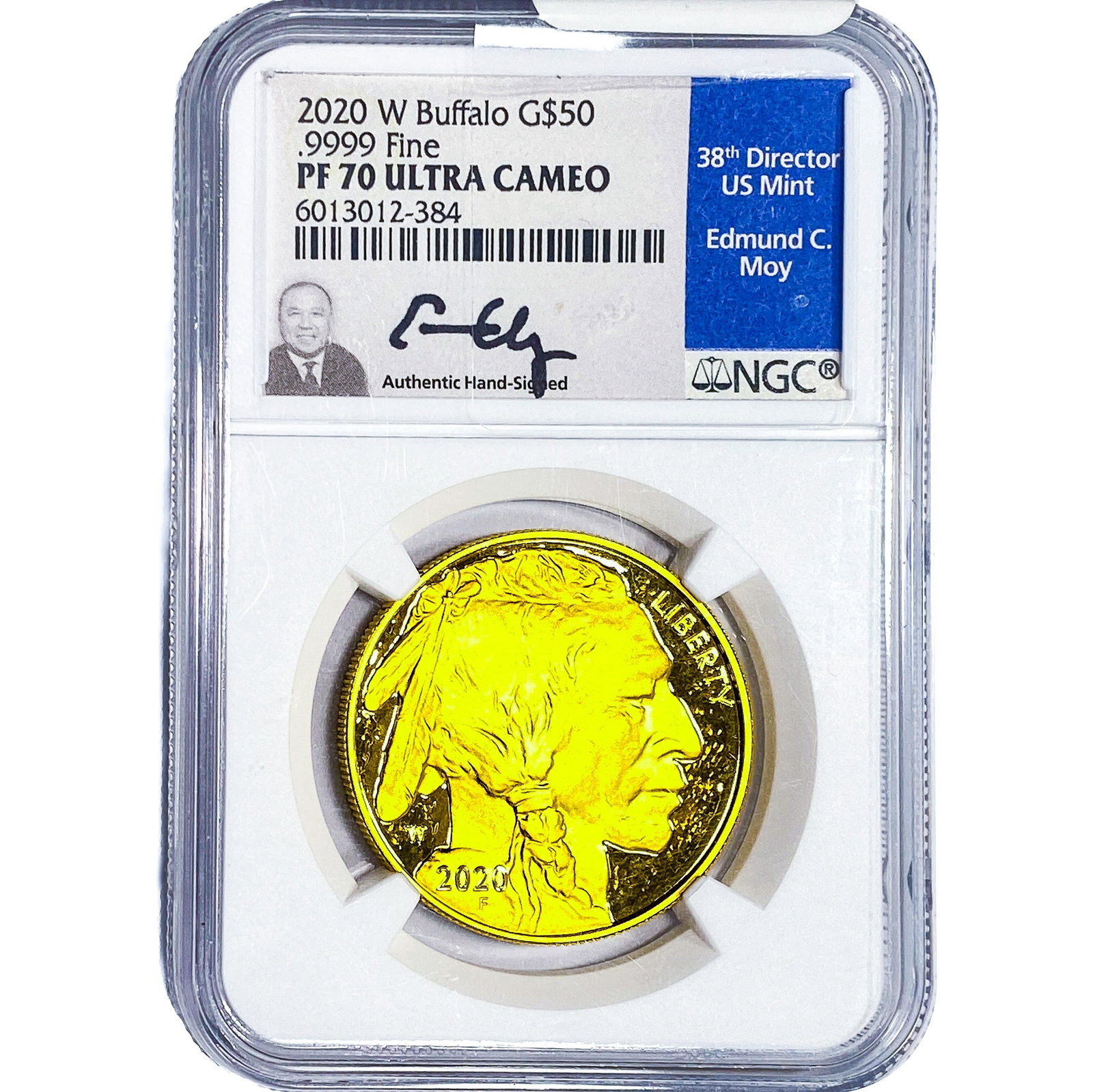 2020-W 1oz Gold $50 Buffalo NGC PF70 UC: 2020-W 1oz Gold $50 Buffalo NGC PF70 UC