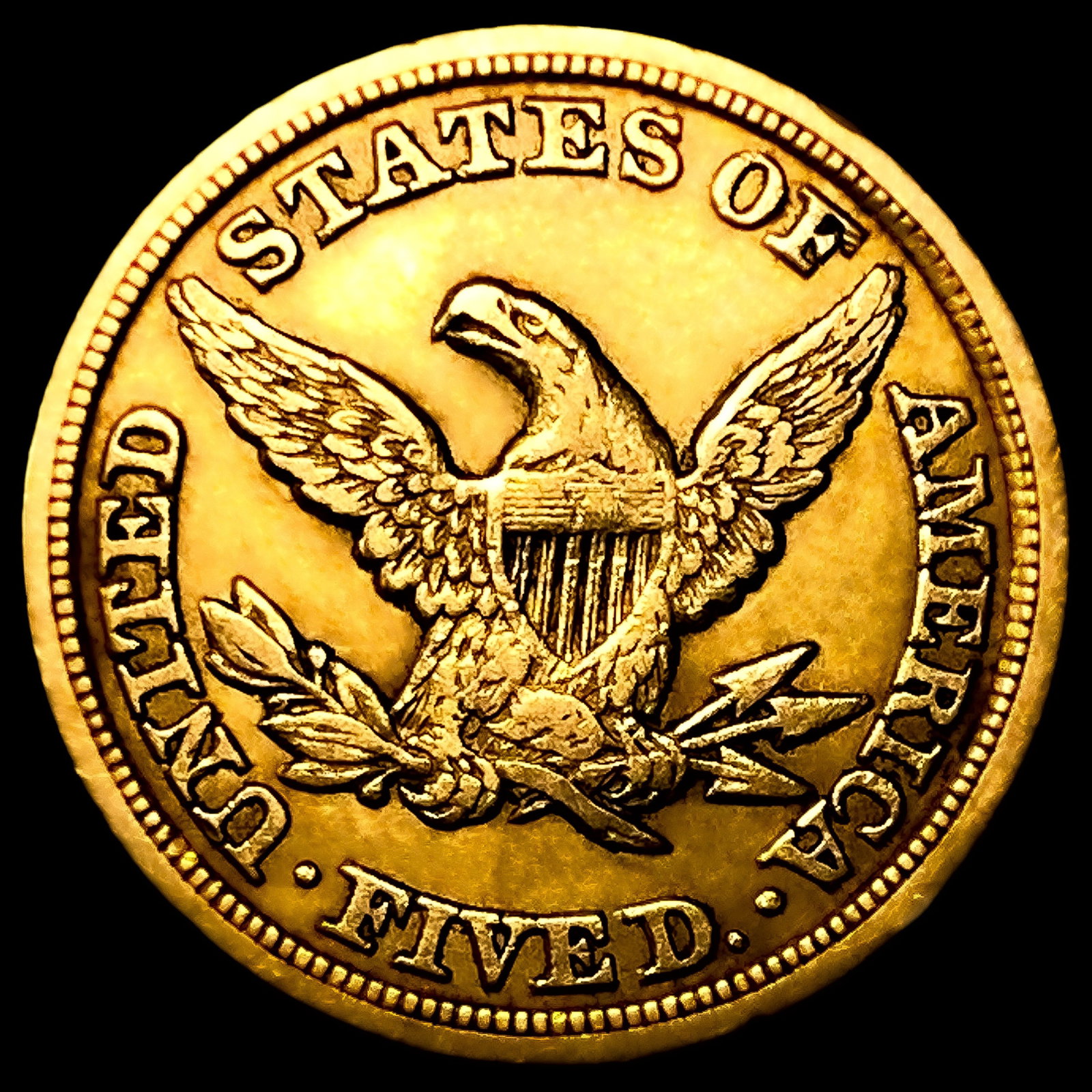 1847 $5 Gold Half Eagle - 2