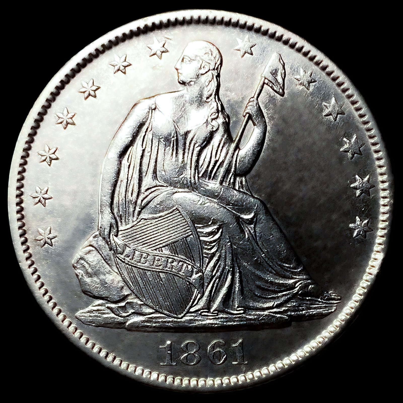 1861-O Seated Liberty Half Dollar: 1861-O Seated Liberty Half Dollar