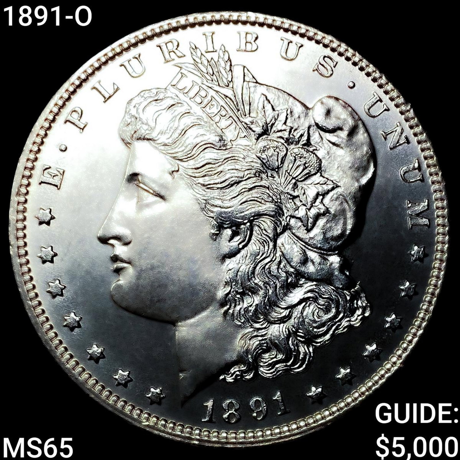 1891-O Morgan Silver Dollar: 1891-O Morgan Silver Dollar