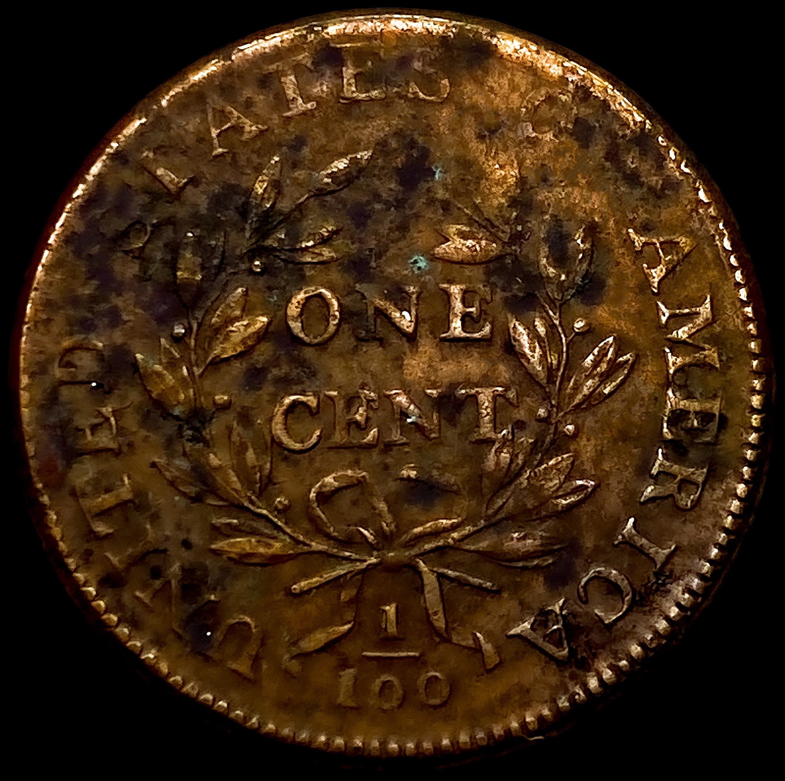 1798 Draped Bust Large Cent NICELY CIRCULATED - 2