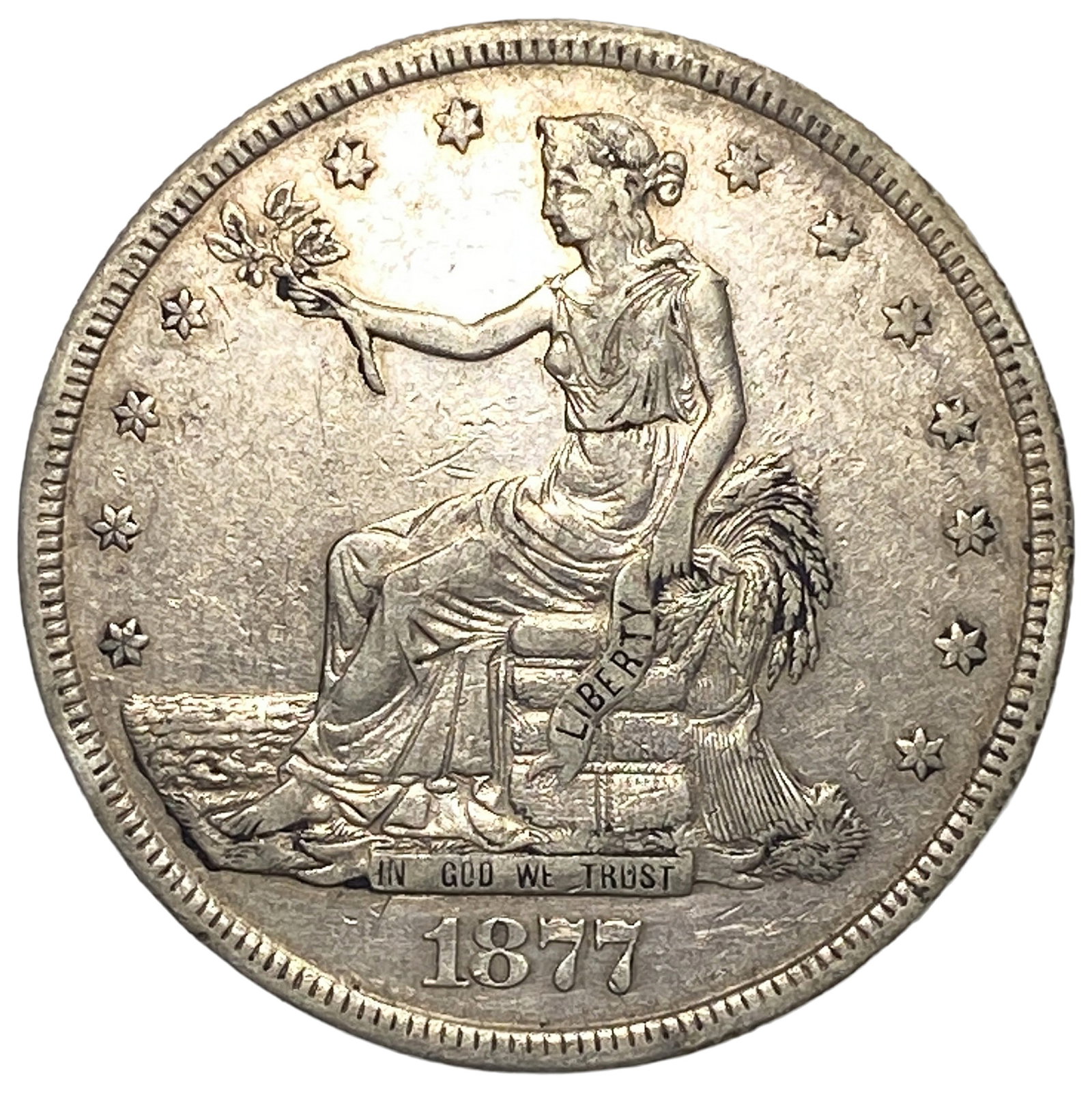 1877-S Silver Trade Dollar (1 of 2)