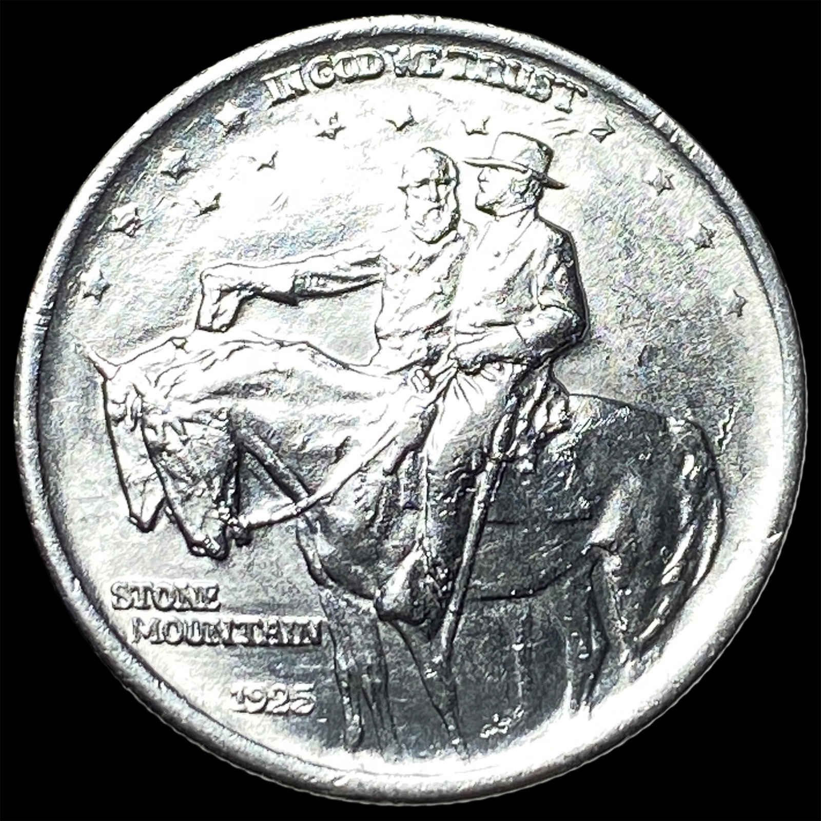 1925 Silver Stone Mountain Half Dollar UNCIRCULATED (1 of 2)