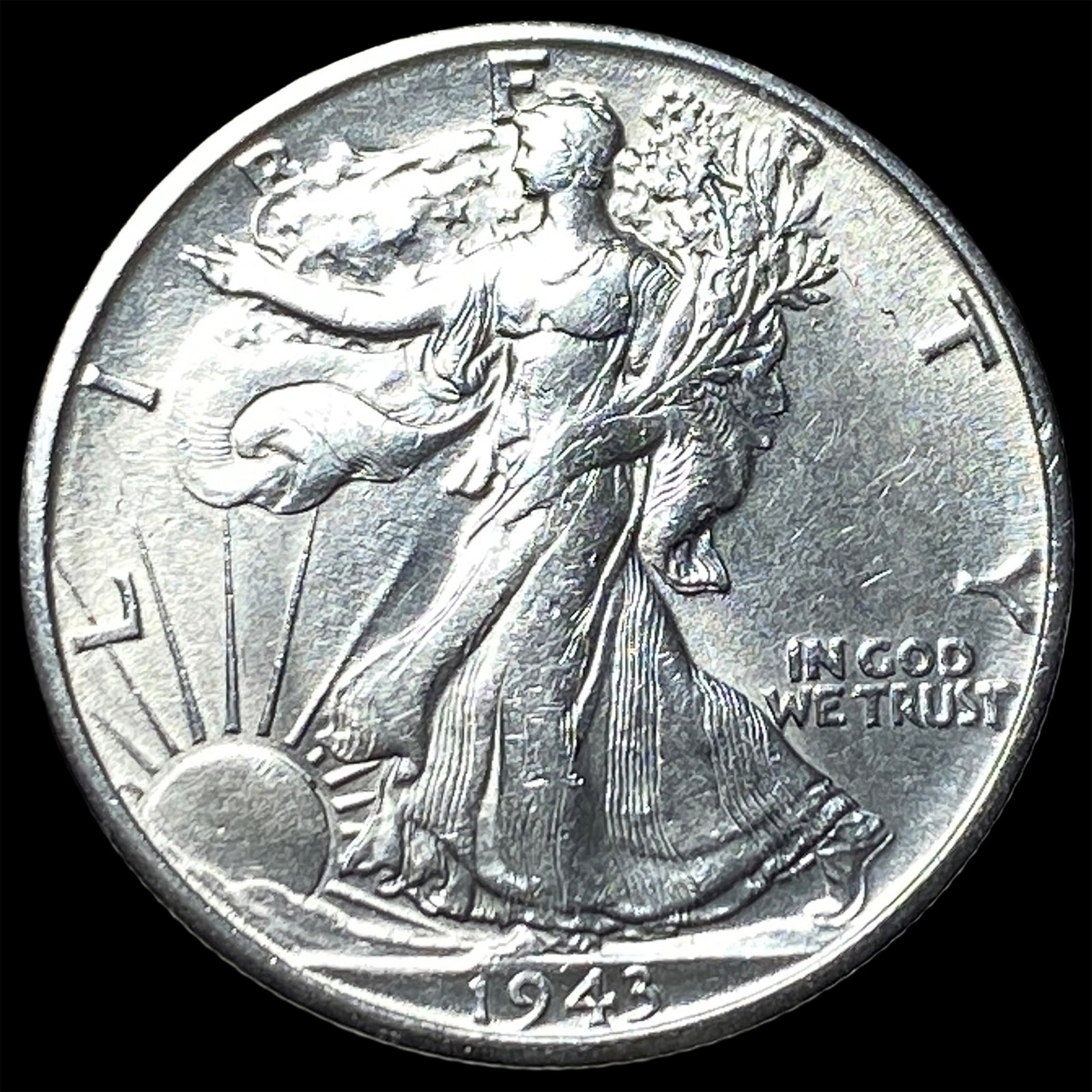 1943-S Silver Walking Liberty Half Dollar UNCIRCULATED: 1943-S Silver Walking Liberty Half Dollar UNCIRCULATED