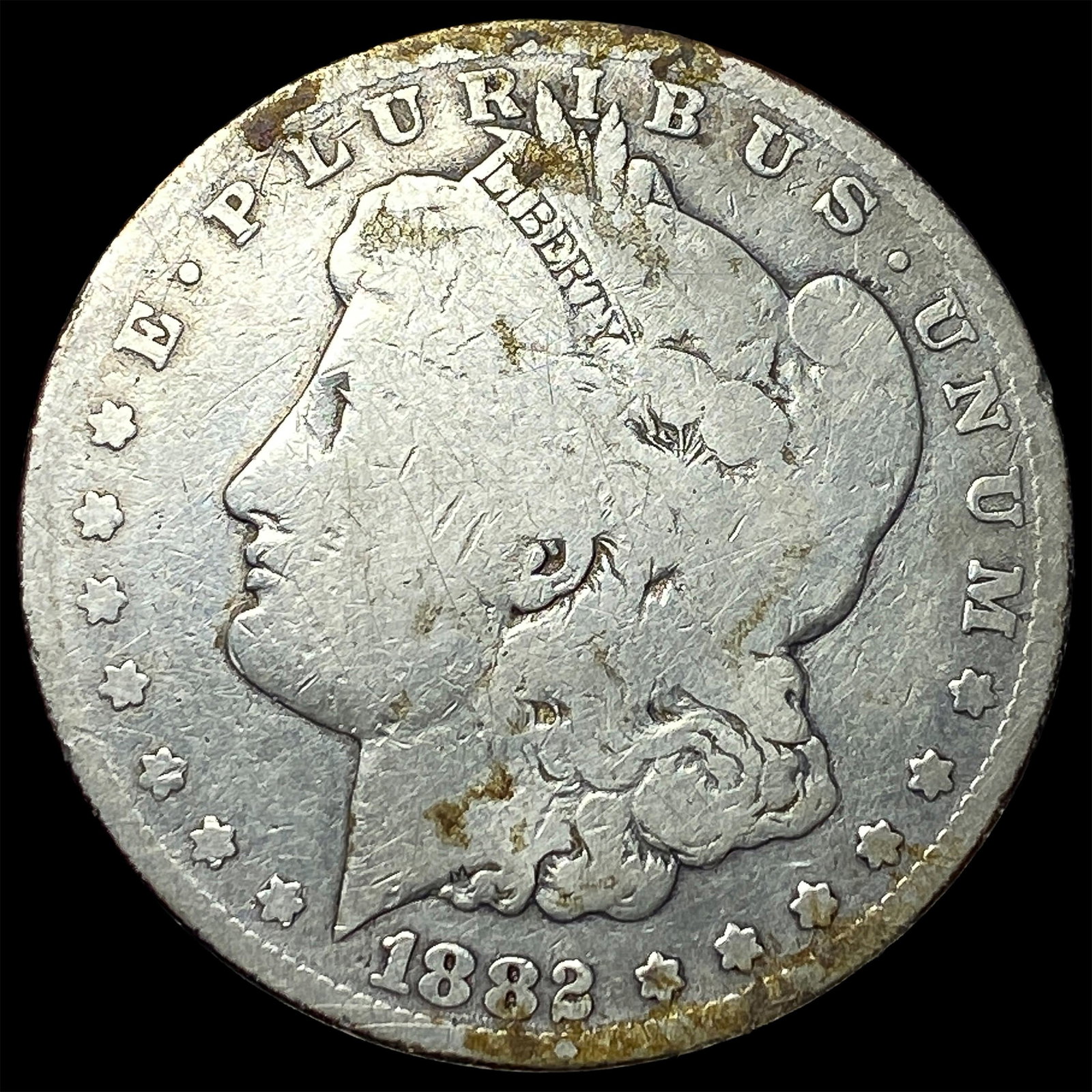 1882-CC Silver Morgan Dollar NICELY CIRCULATED: 1882-CC Silver Morgan Dollar NICELY CIRCULATED